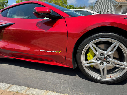 Ruby Red C8 Z51 Corvettes 2023 Corvette Stingray 2LT in red-mist-metallic-tintcoat