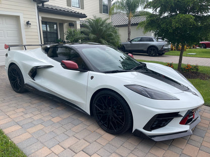 My C8s 2024 Corvette Stingray 1LT in arctic-white