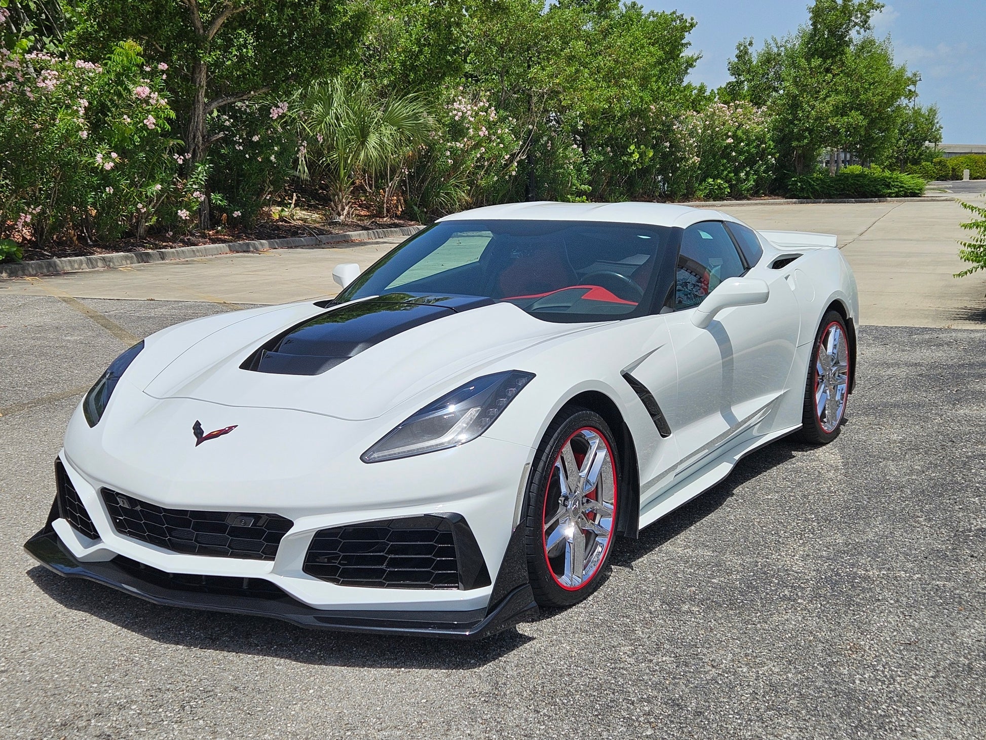 Jim Dandys 2019 Corvette Stingray 2LT in arctic-white