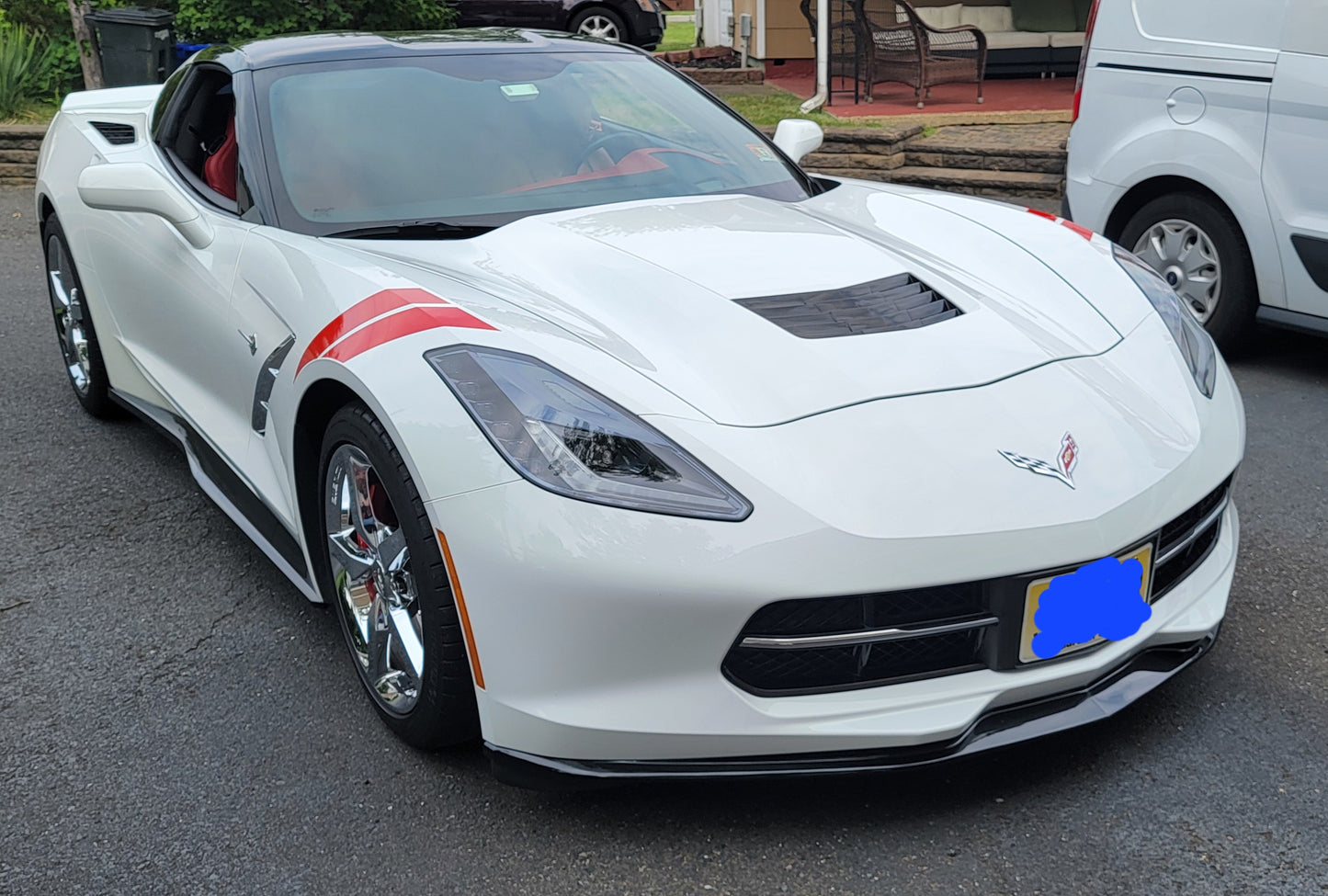 Tim VOs 2014 Corvette Stingray 3LT in arctic-white