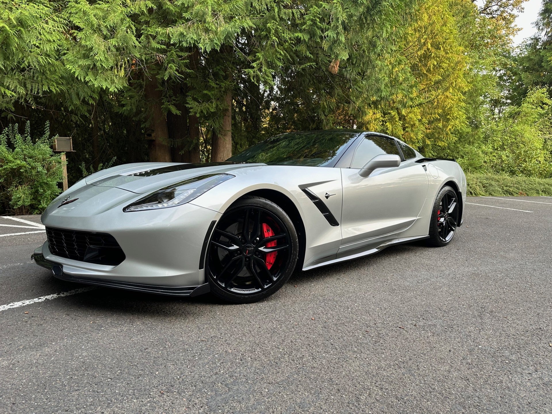 Darrell J s 2015 Corvette Stingray 3LT in blade-silver