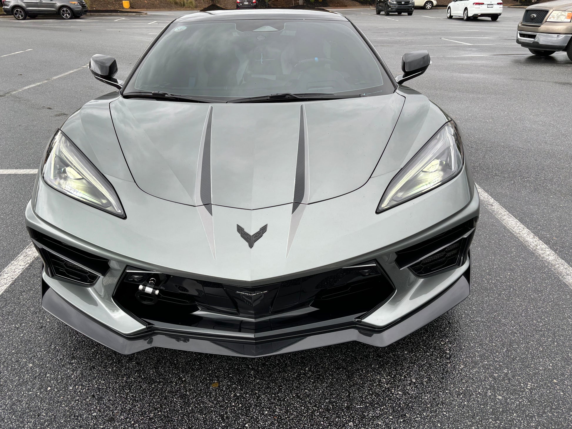 Jack McKeons 2024 Corvette Stingray 3LT in hypersonic-gray