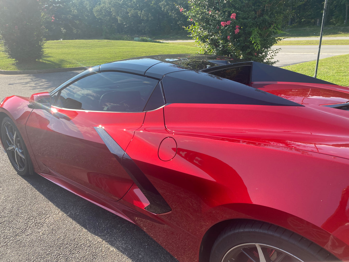 Red Dragons 2023 Corvette Stingray 3LT in red-mist-metallic-tintcoat