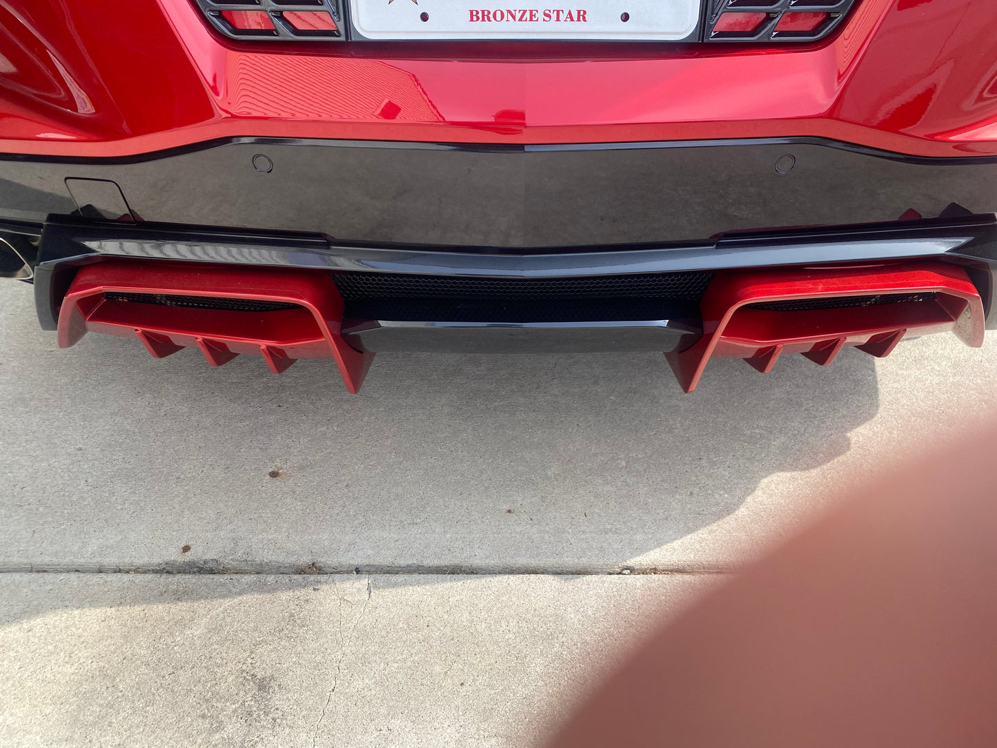 Red Dragons 2023 Corvette Stingray 3LT in red-mist-metallic-tintcoat