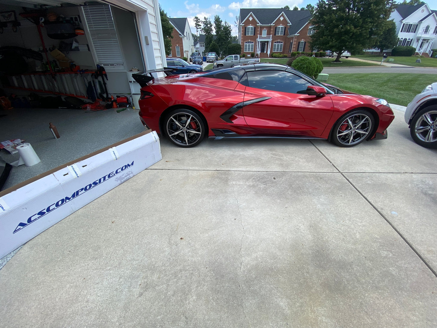 Red Dragons 2023 Corvette Stingray 3LT in red-mist-metallic-tintcoat