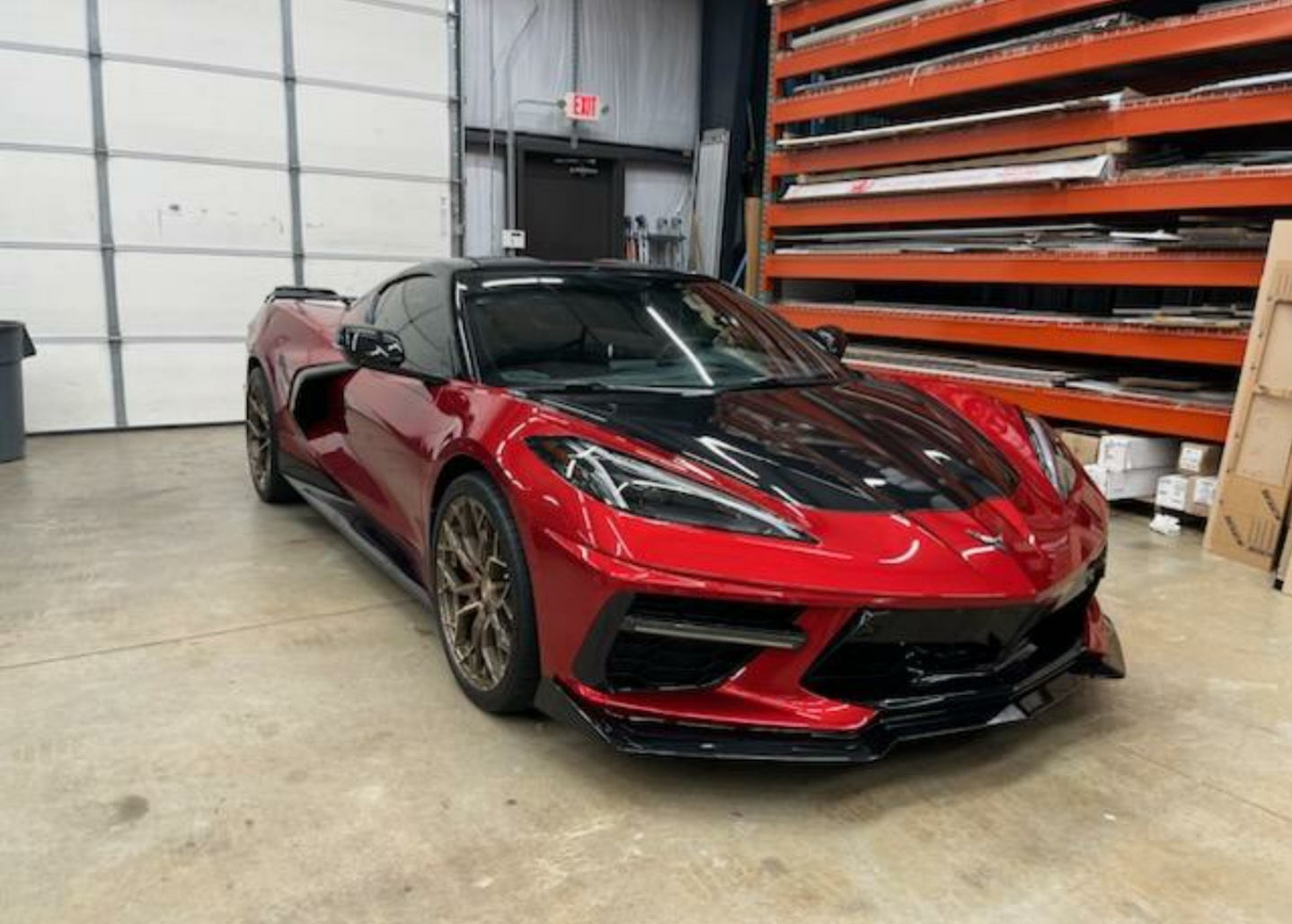 Kens 2021 Corvette Stingray 2LT in crystal-red-tintcoat