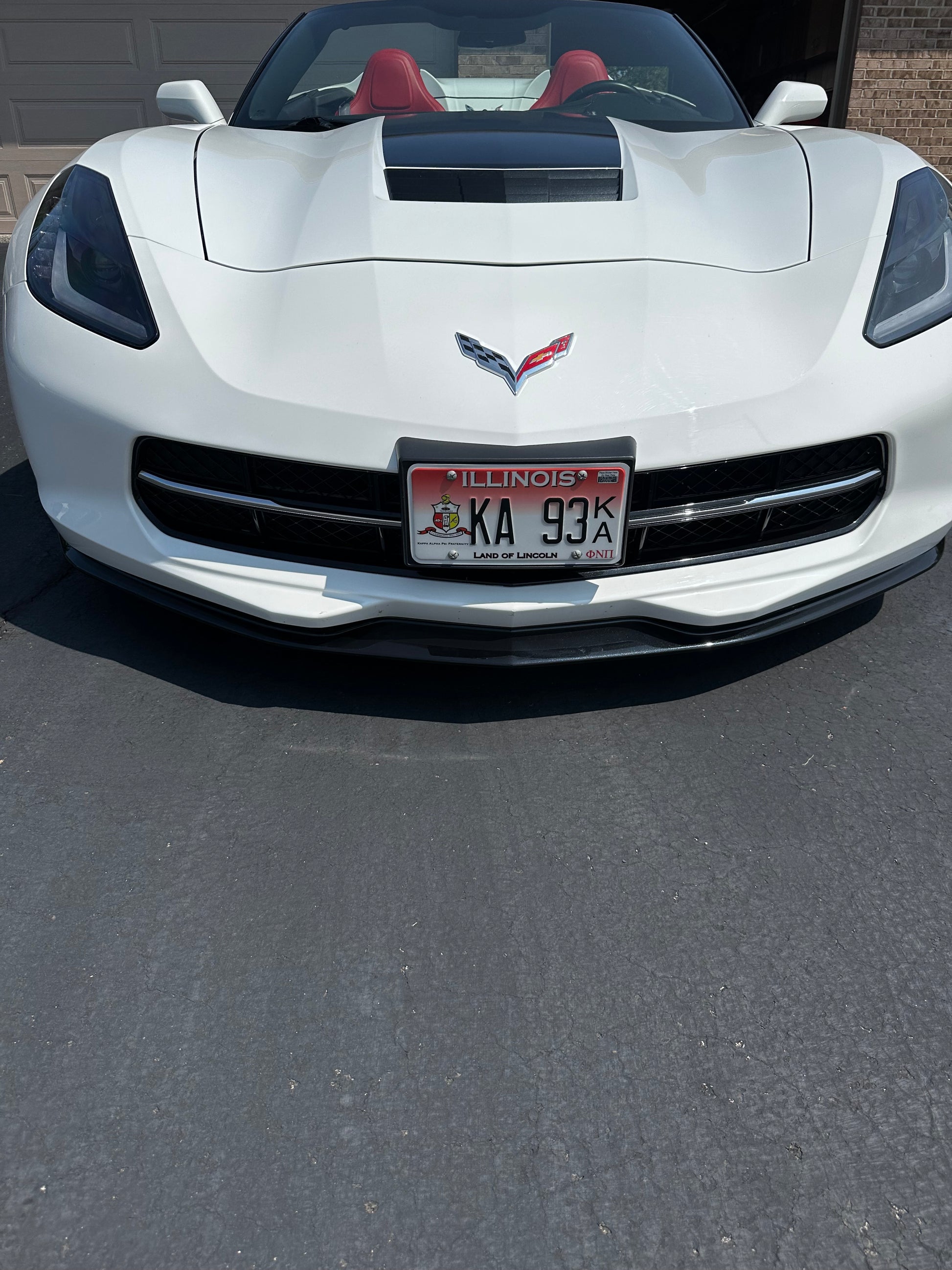 Arctic White C7 Convertibs 2014 Corvette Stingray 1LT in arctic-white