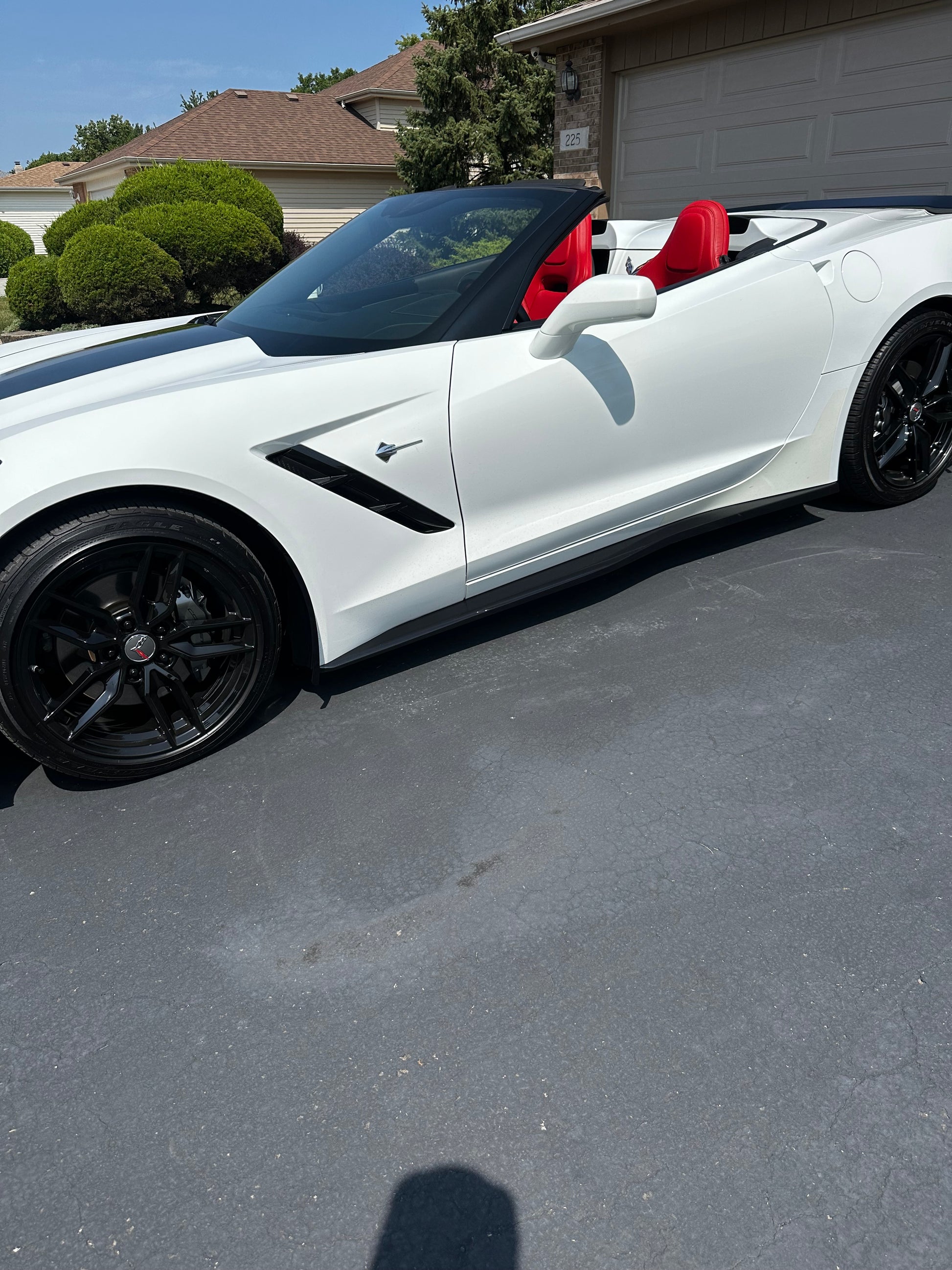 Arctic White C7 Convertibs 2014 Corvette Stingray 1LT in arctic-white