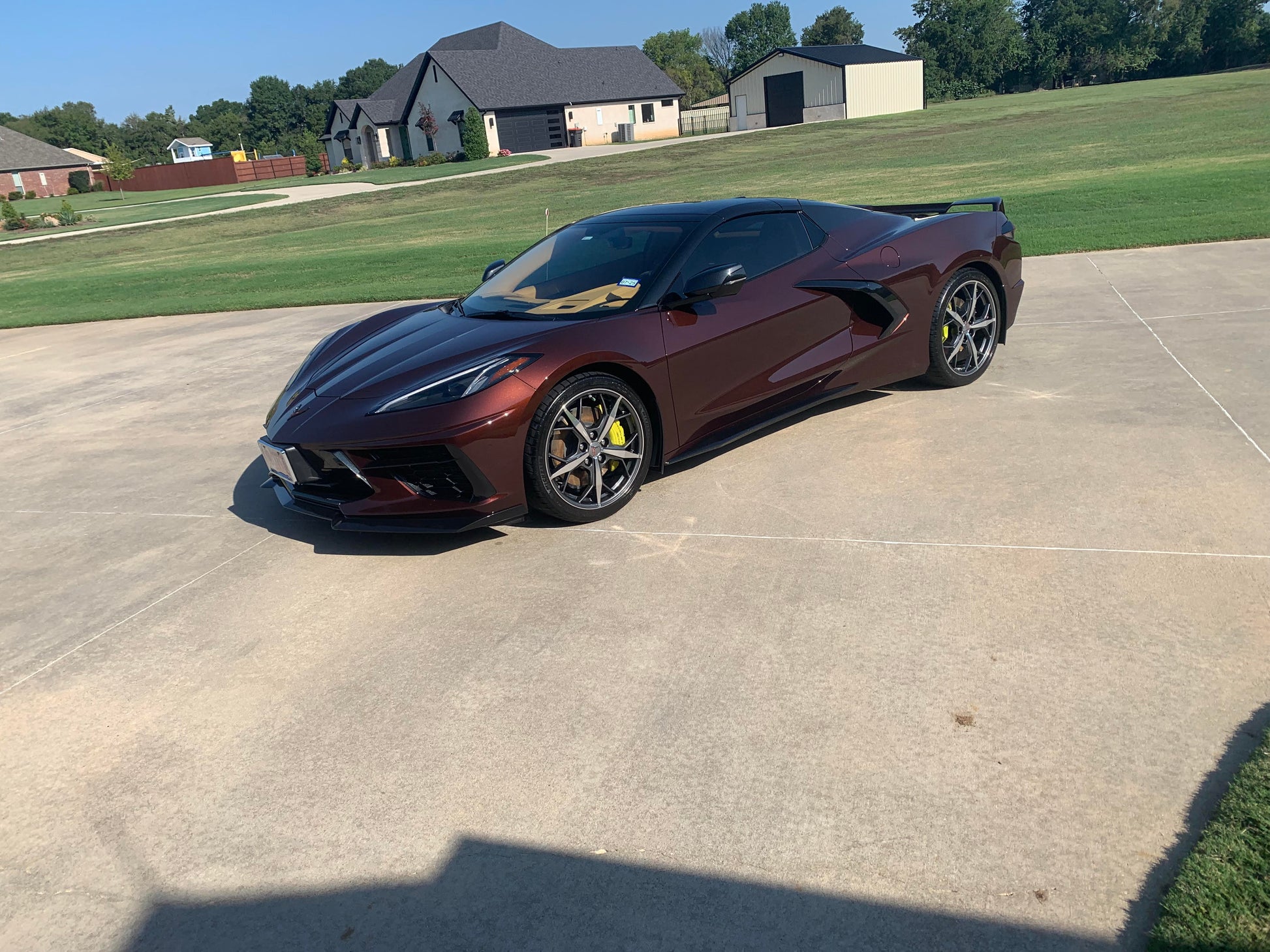 2022 C8 CORVETTE s 2022 Corvette Stingray 3LT in caffeine-metallic