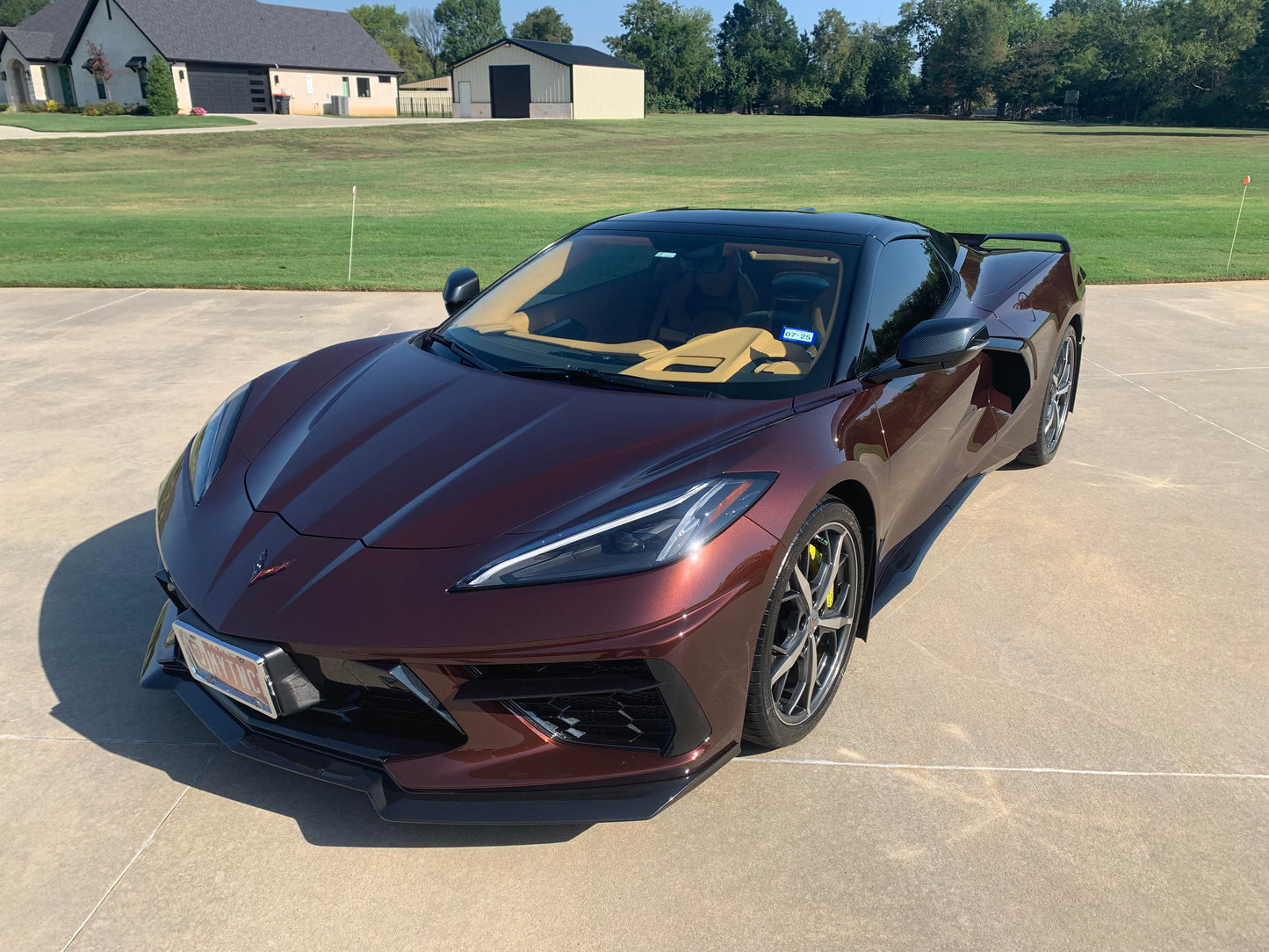 2022 C8 CORVETTE s 2022 Corvette Stingray 3LT in caffeine-metallic