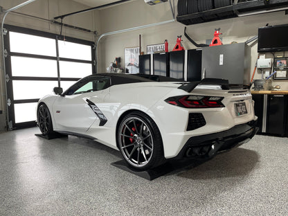 Brian Renkens 2023 Corvette Stingray 3LT in white-pearl-metallic-tri-coat