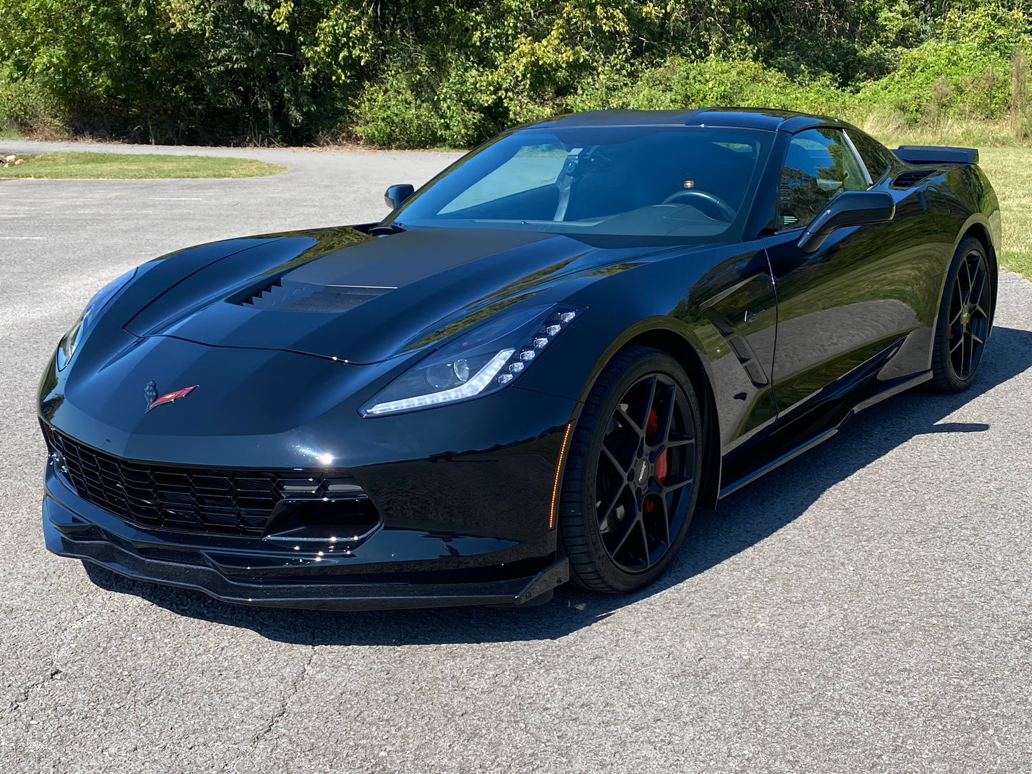 C7 Z51 at NCM Tracks 2016 Corvette Stingray 1LT in carbon-flash-metallic-black