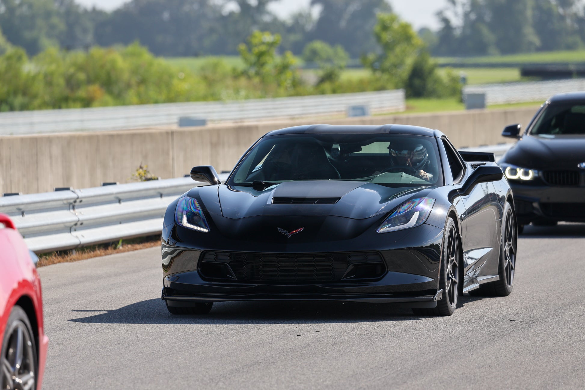 C7 Z51 at NCM Tracks 2016 Corvette Stingray 1LT in carbon-flash-metallic-black