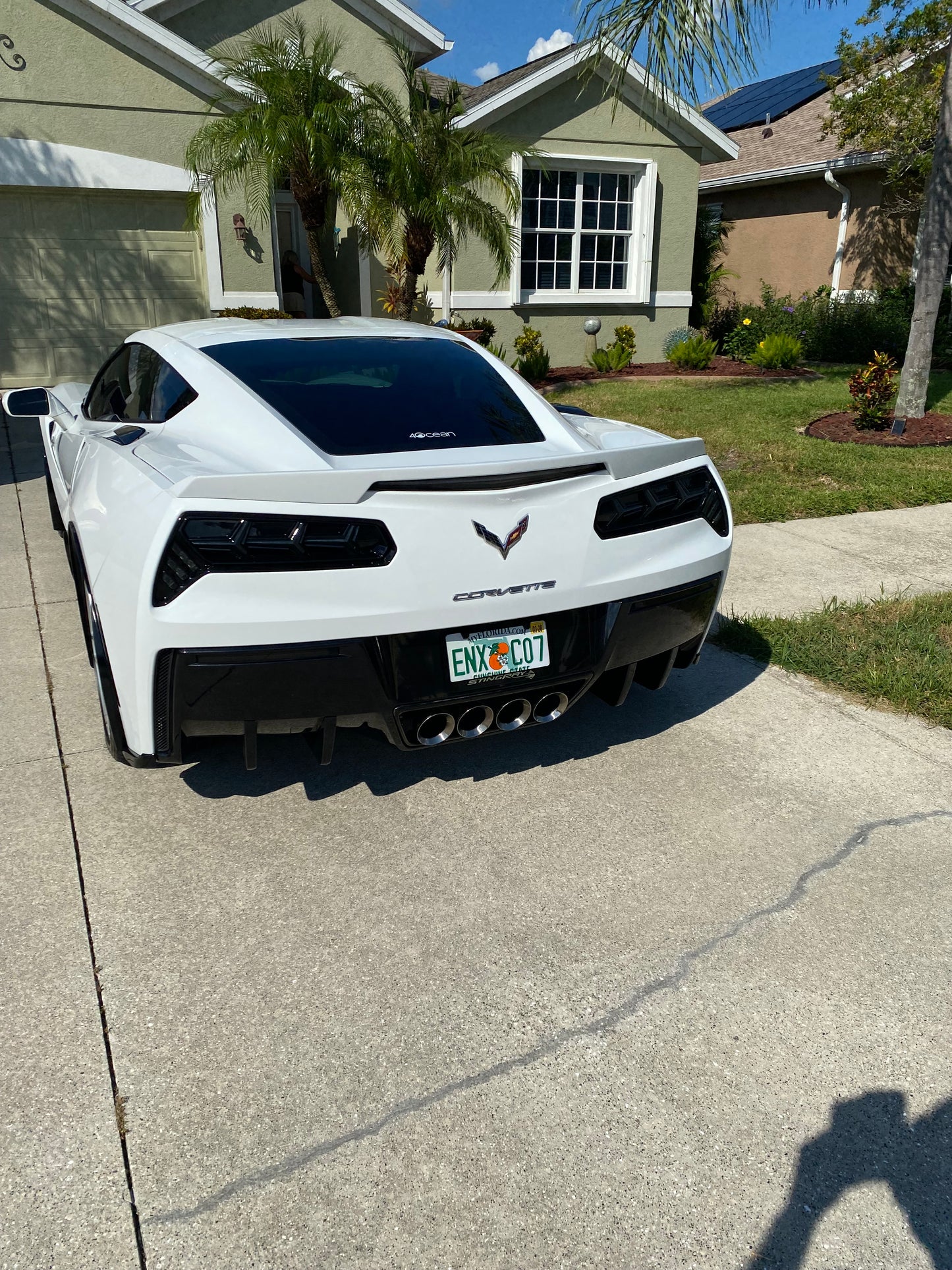 James Freeberns 2019 Corvette Stingray 1LT in arctic-white