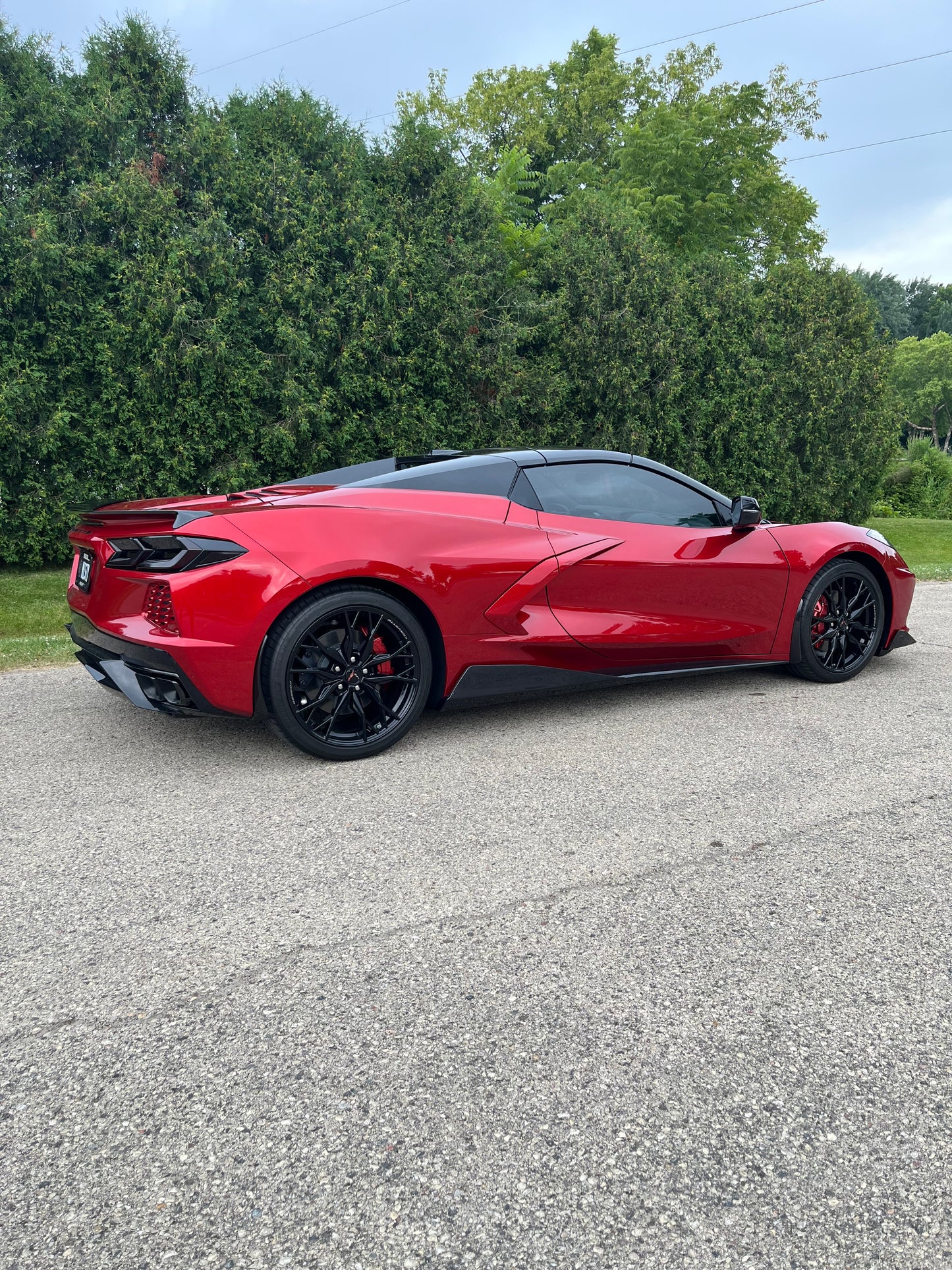 Wally Riels 2024 Corvette Stingray 2LT in red-mist-metallic-tintcoat