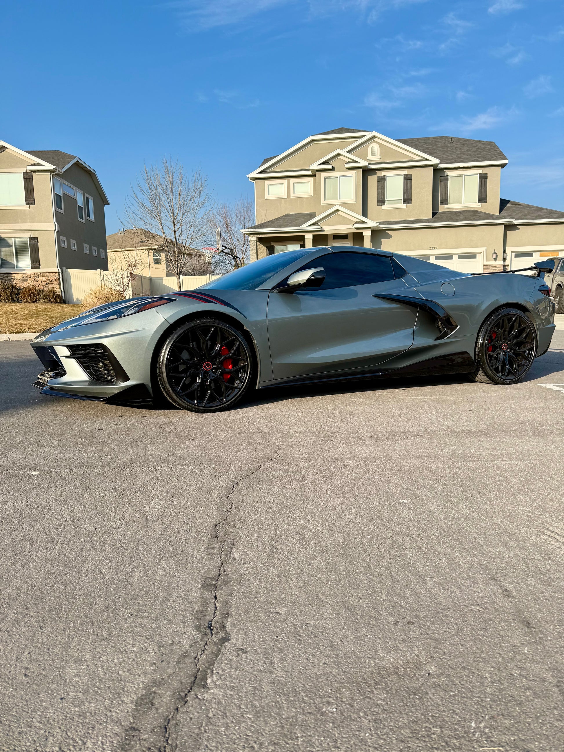 Hypersonic Builds 2022 Corvette Stingray 3LT in hypersonic-gray