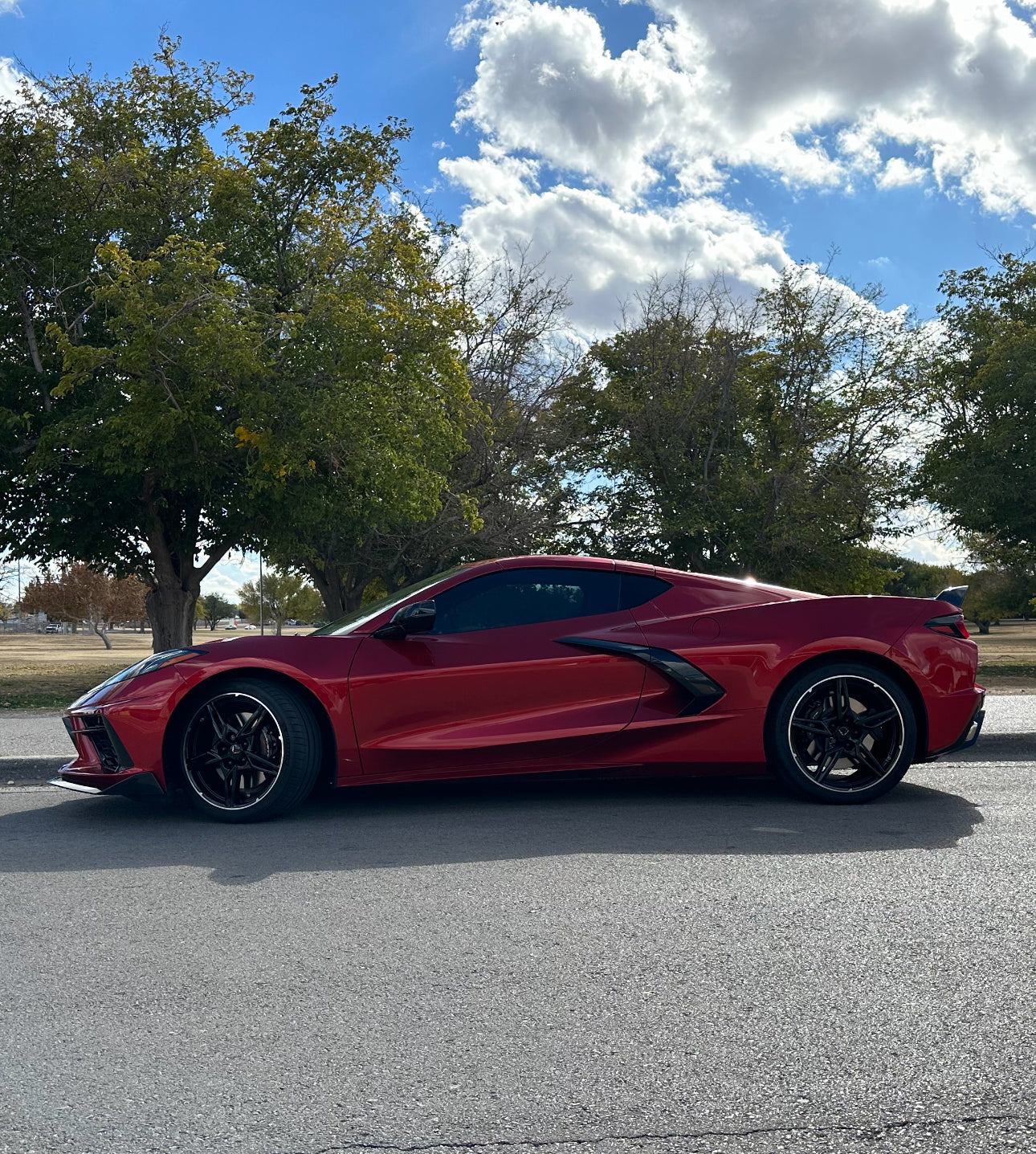 Ricks Red Mists 2023 Corvette Stingray 2LT in red-mist-metallic-tintcoat