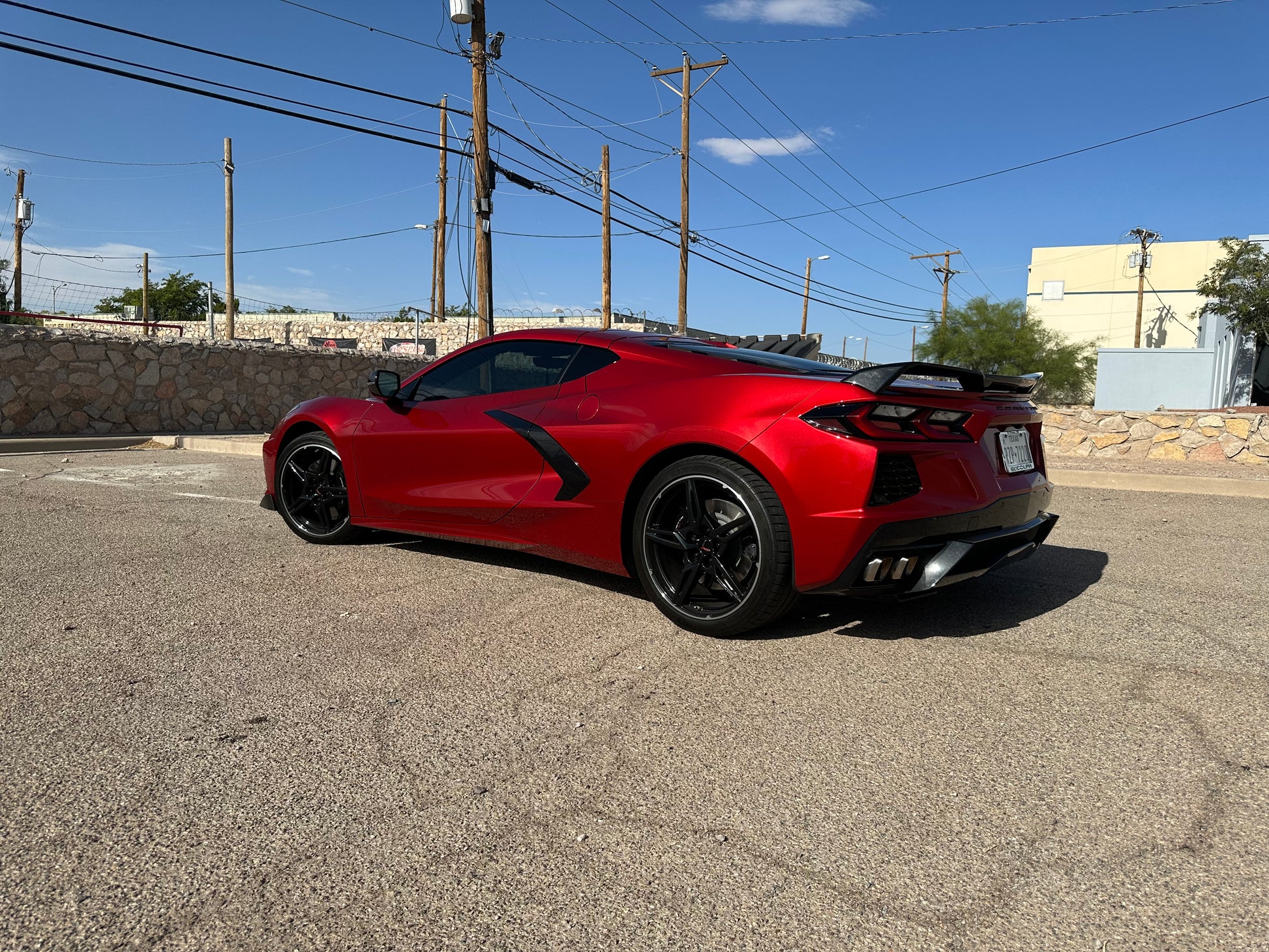 Ricks Red Mists 2023 Corvette Stingray 2LT in red-mist-metallic-tintcoat