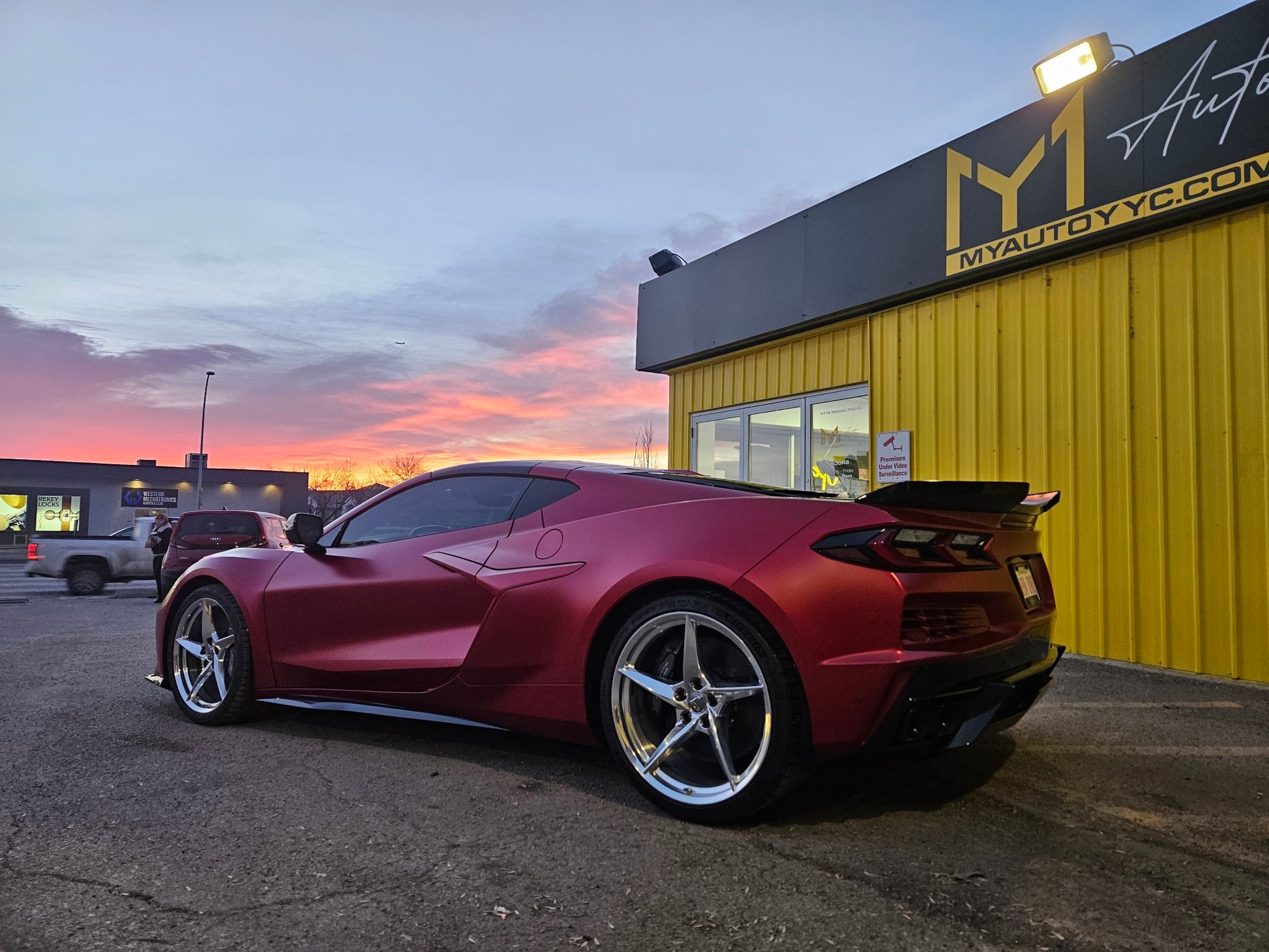 Red Mist ERays 2025 Corvette E-Ray 3LZ in red-mist-metallic-tintcoat