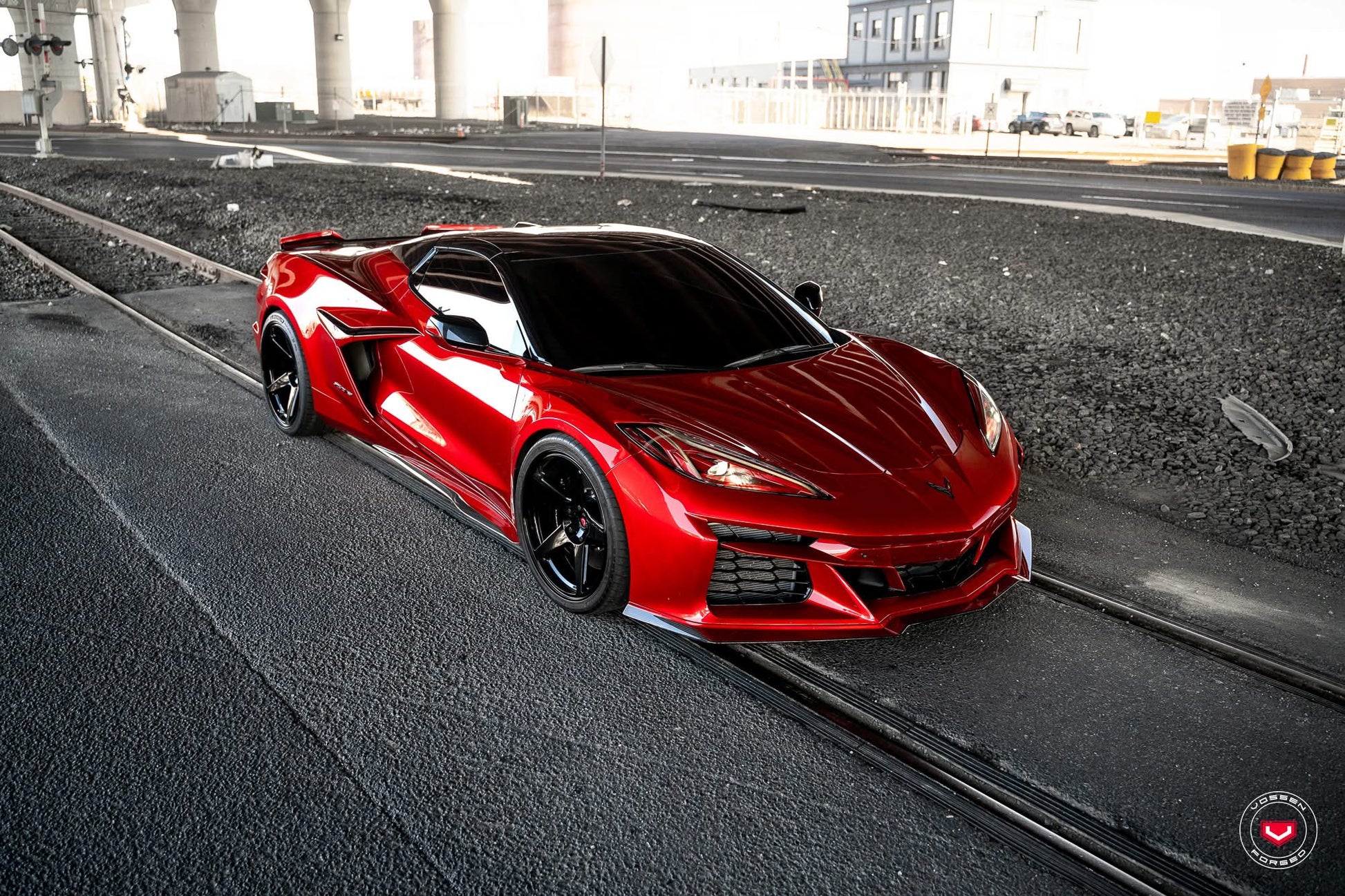 Red Mist ERays 2025 Corvette E-Ray 3LZ in red-mist-metallic-tintcoat