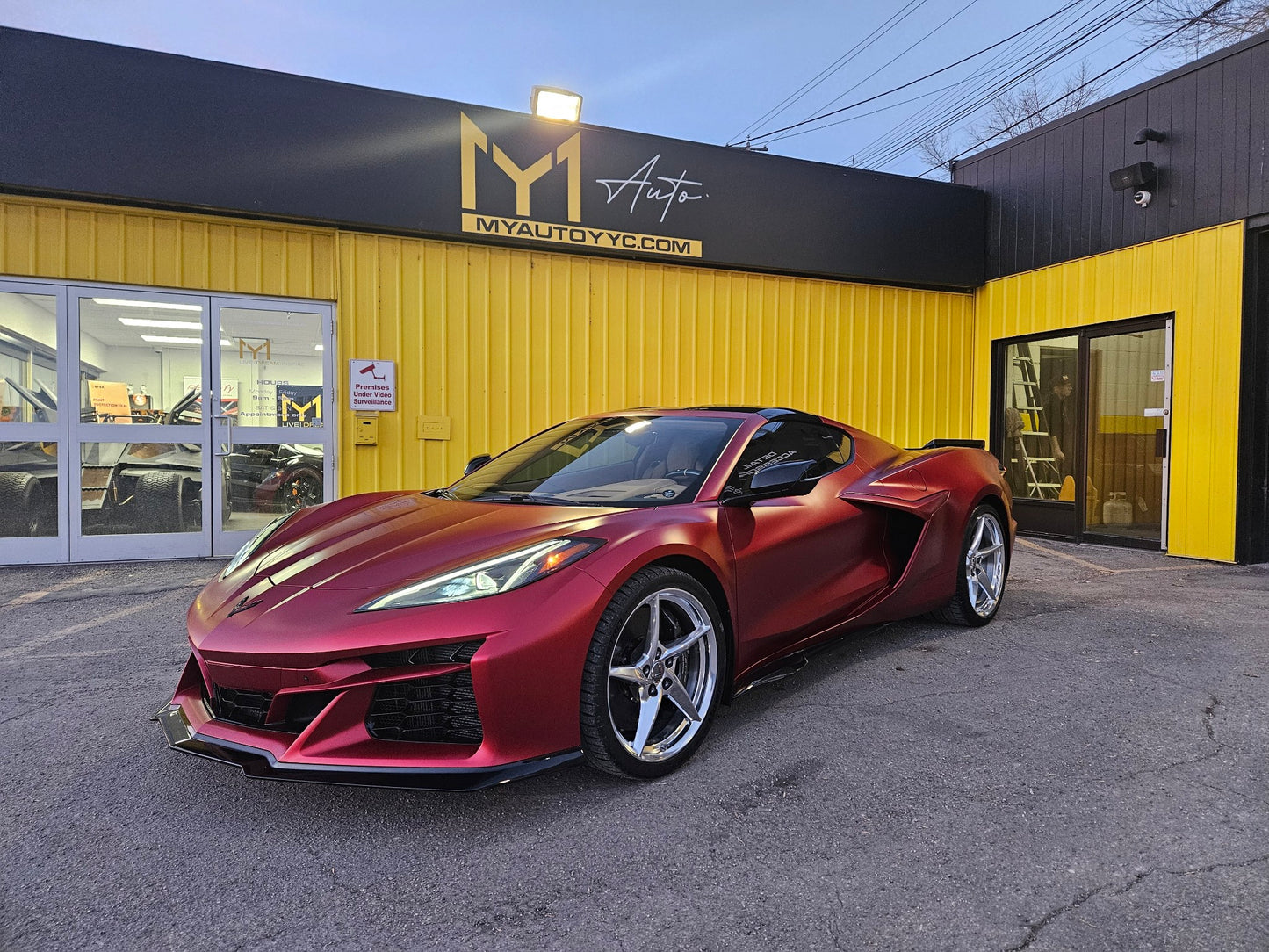 Red Mist ERays 2025 Corvette E-Ray 3LZ in red-mist-metallic-tintcoat