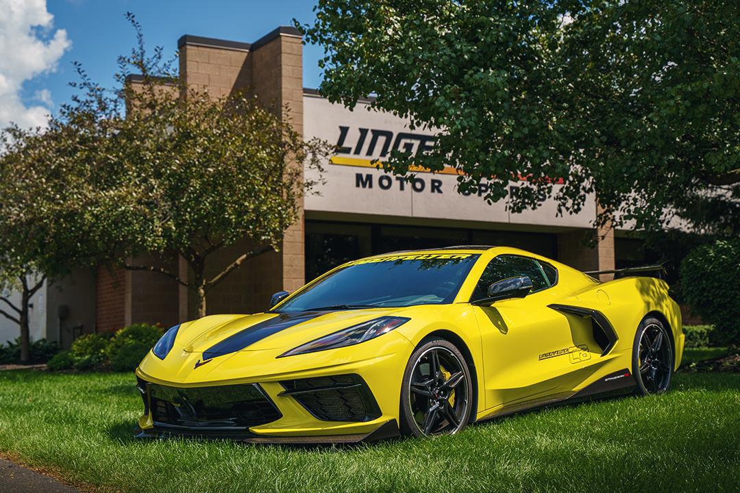 Kristen Lingenfelters 2020 Corvette Stingray 2LT in accelerate-yellow