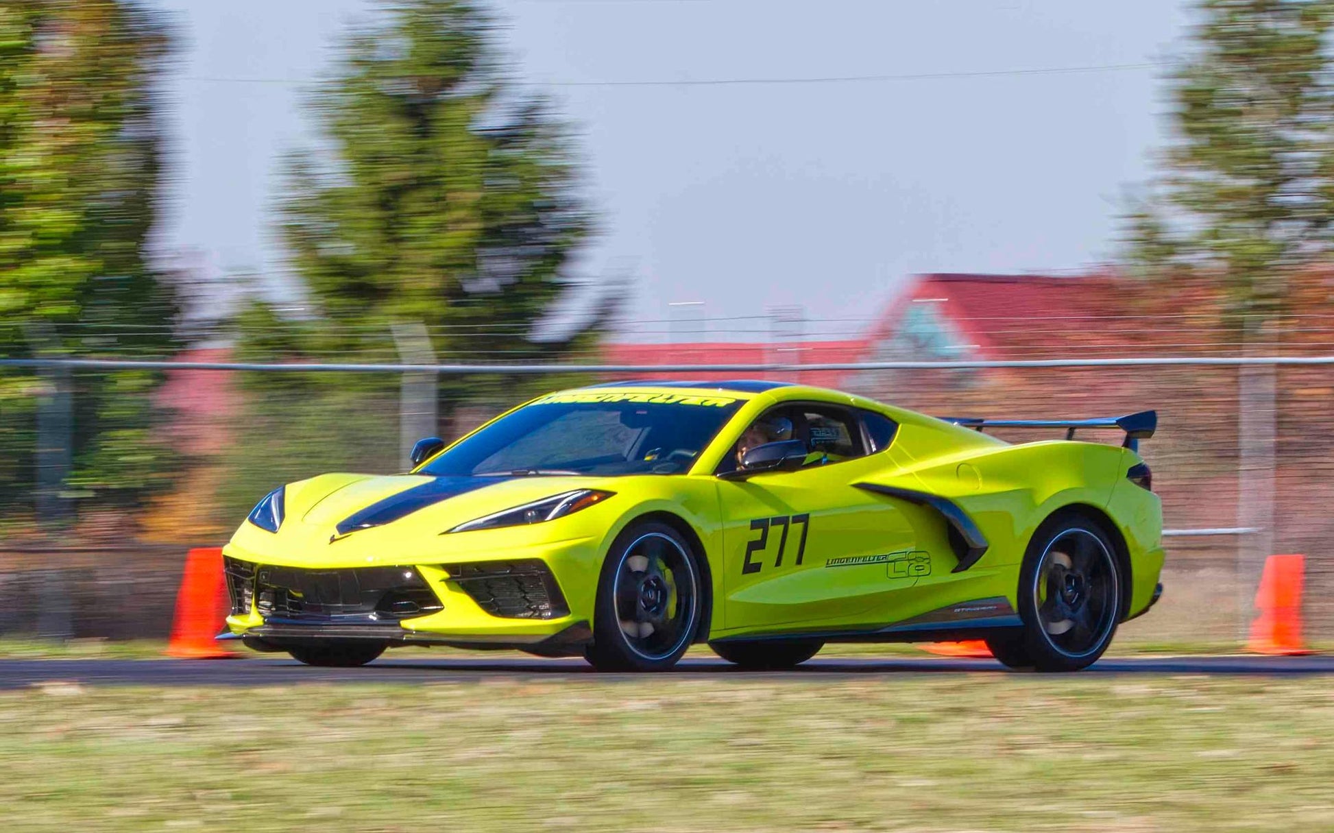 Kristen Lingenfelters 2020 Corvette Stingray 2LT in accelerate-yellow