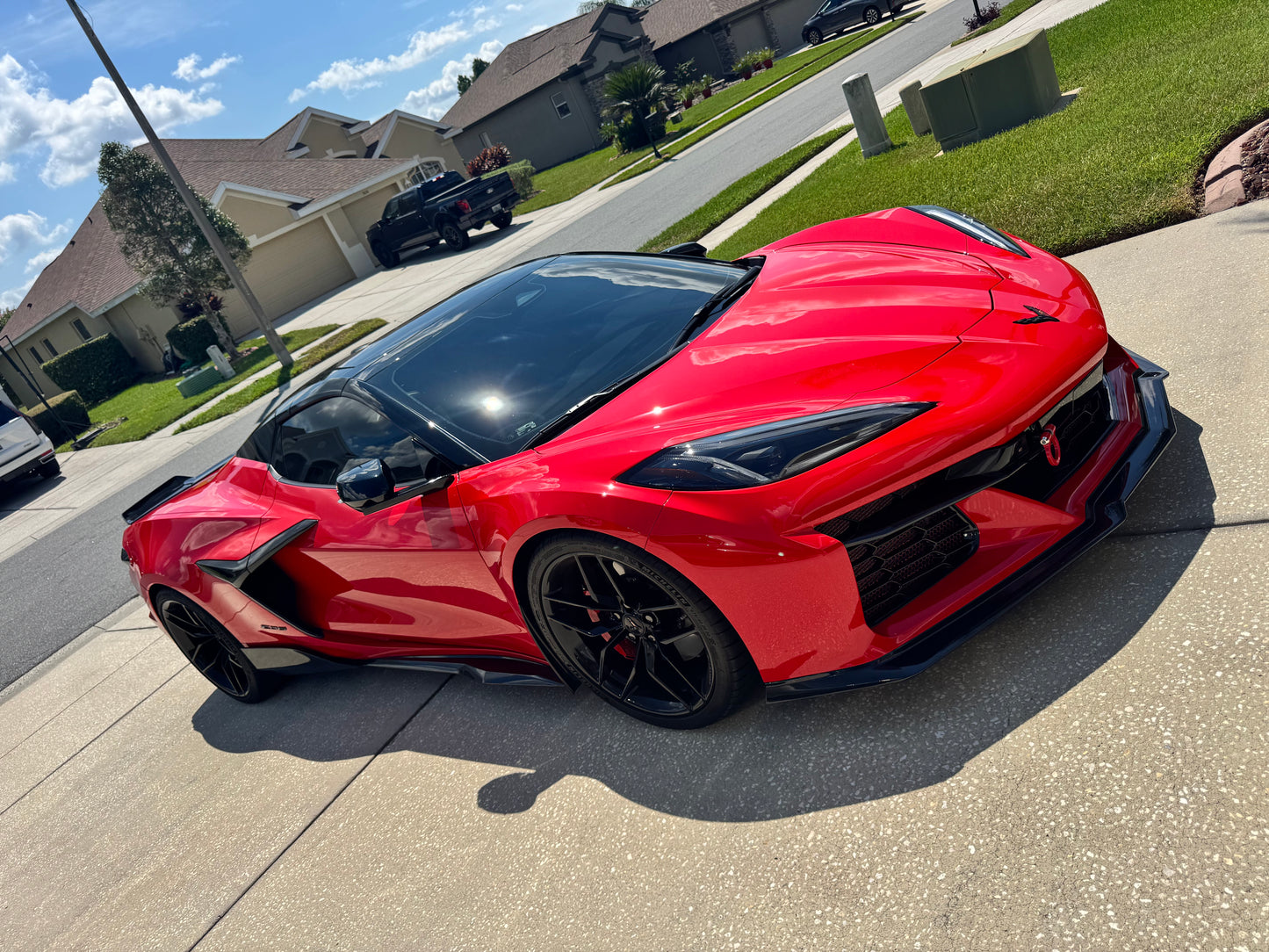 Jose Hinojosas 2025 Corvette Z06 2LZ in torch-red