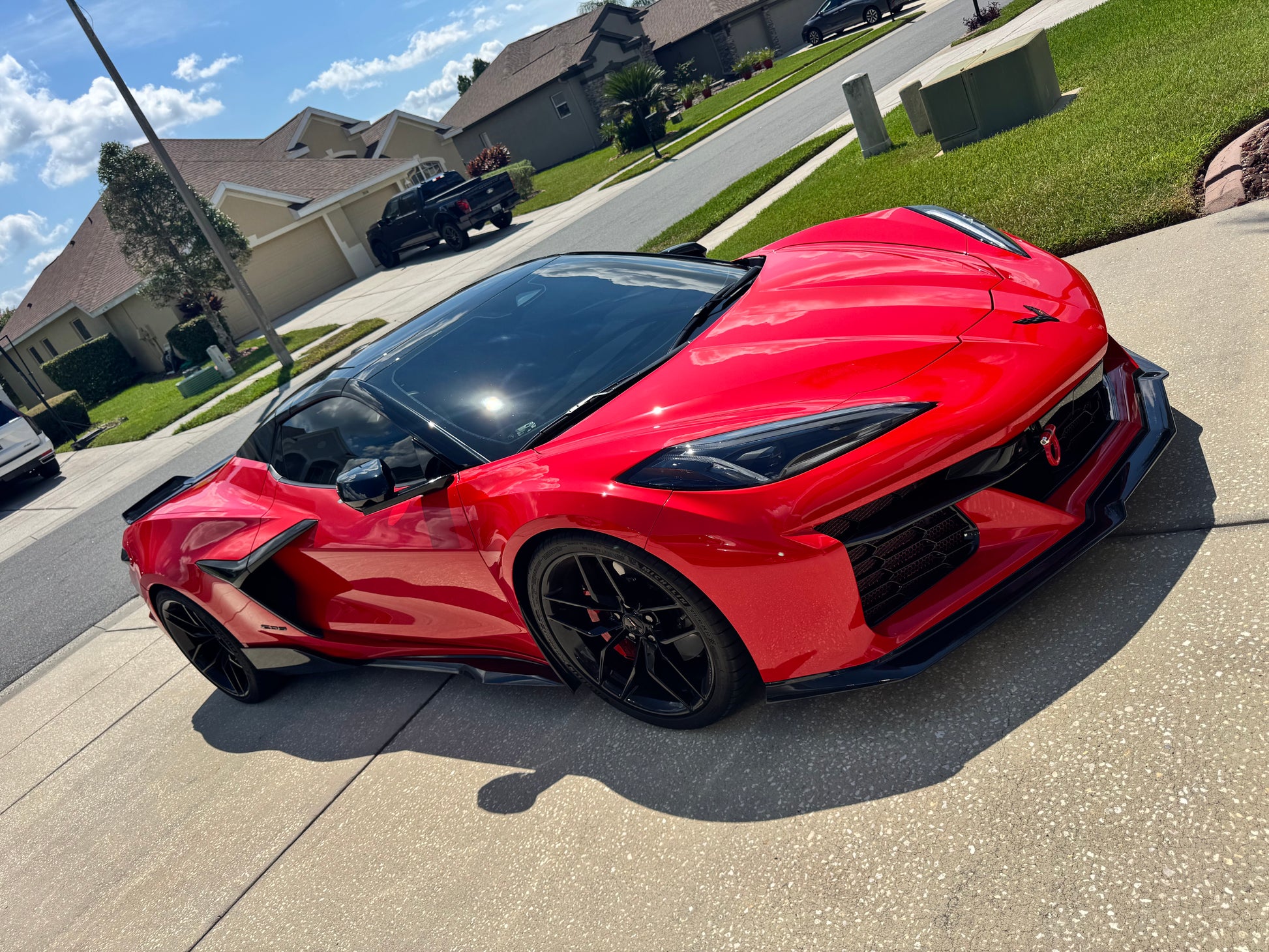 Jose Hinojosas 2025 Corvette Z06 2LZ in torch-red