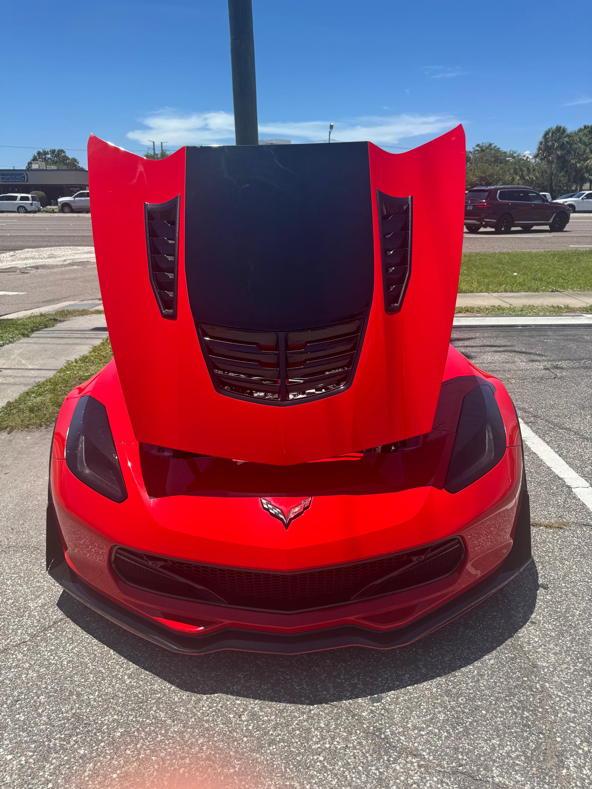 Jose Hinojosas 2016 Corvette Z06 2LZ in torch-red