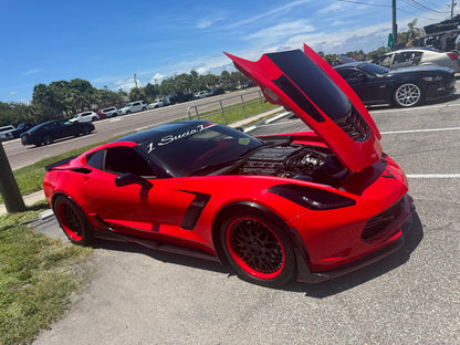 Jose Hinojosas 2016 Corvette Z06 2LZ in torch-red