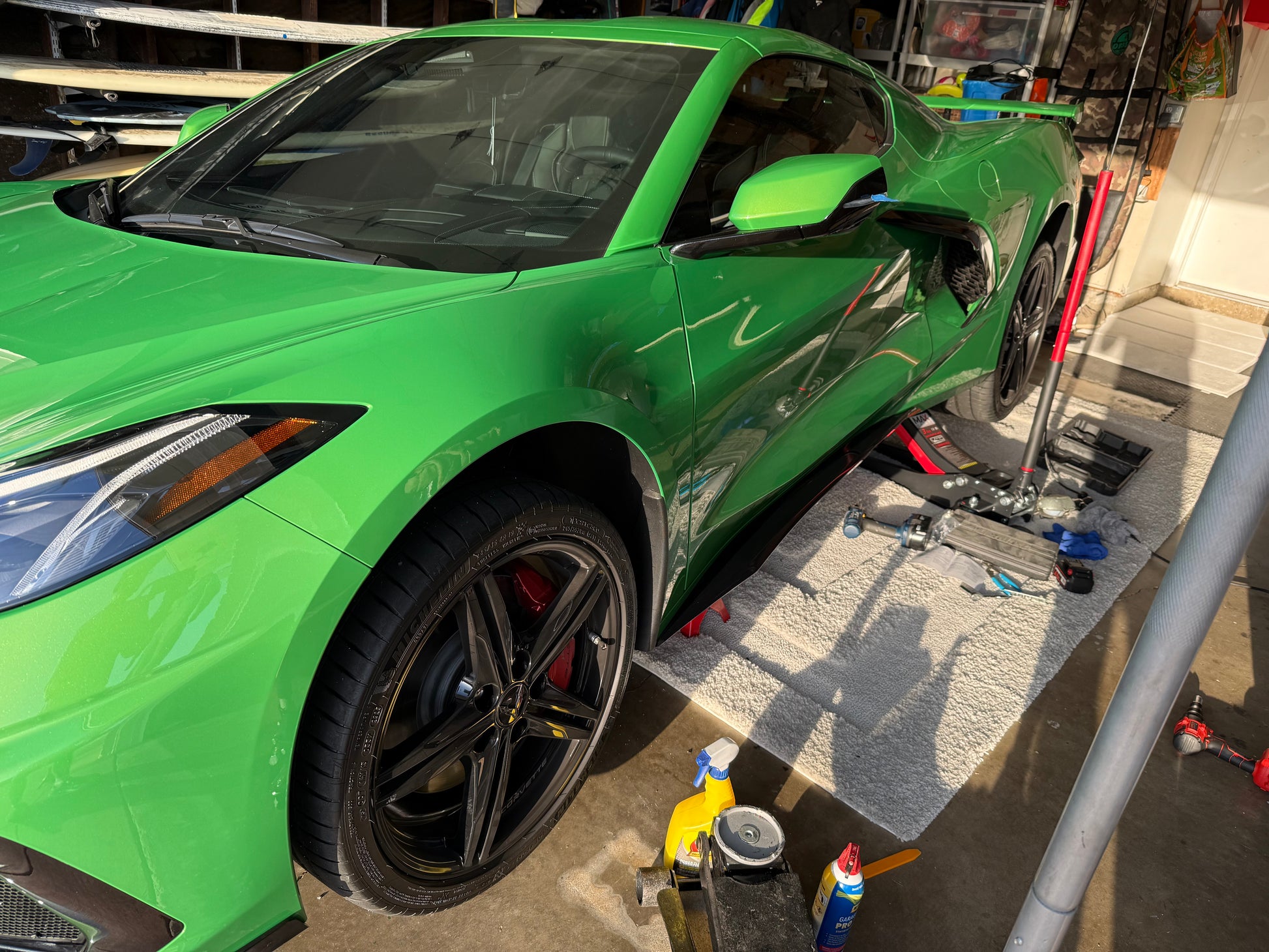 Z06 Side Rockers Carbon Flash Black C8 Corvette Stingray ACS