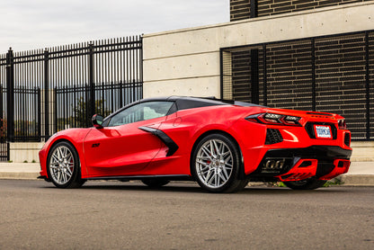 Jim Hession Burlington ONs 2023 Corvette Stingray 3LT in torch-red