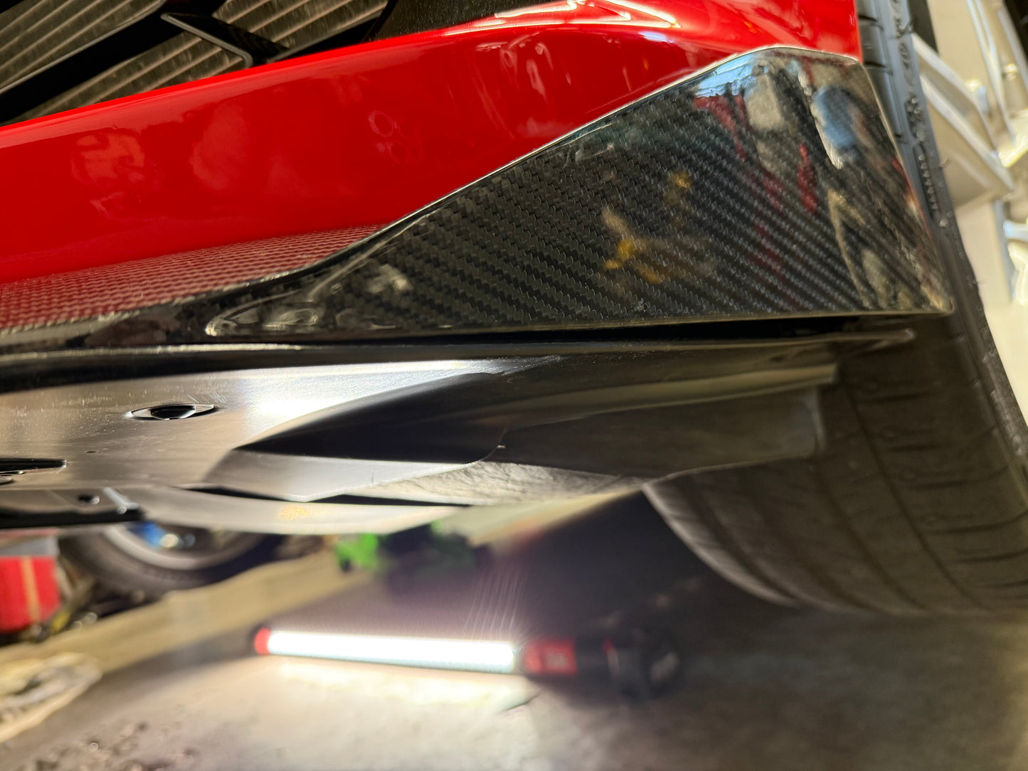 ACS Composite customer review image for C8 Splitter Undertray