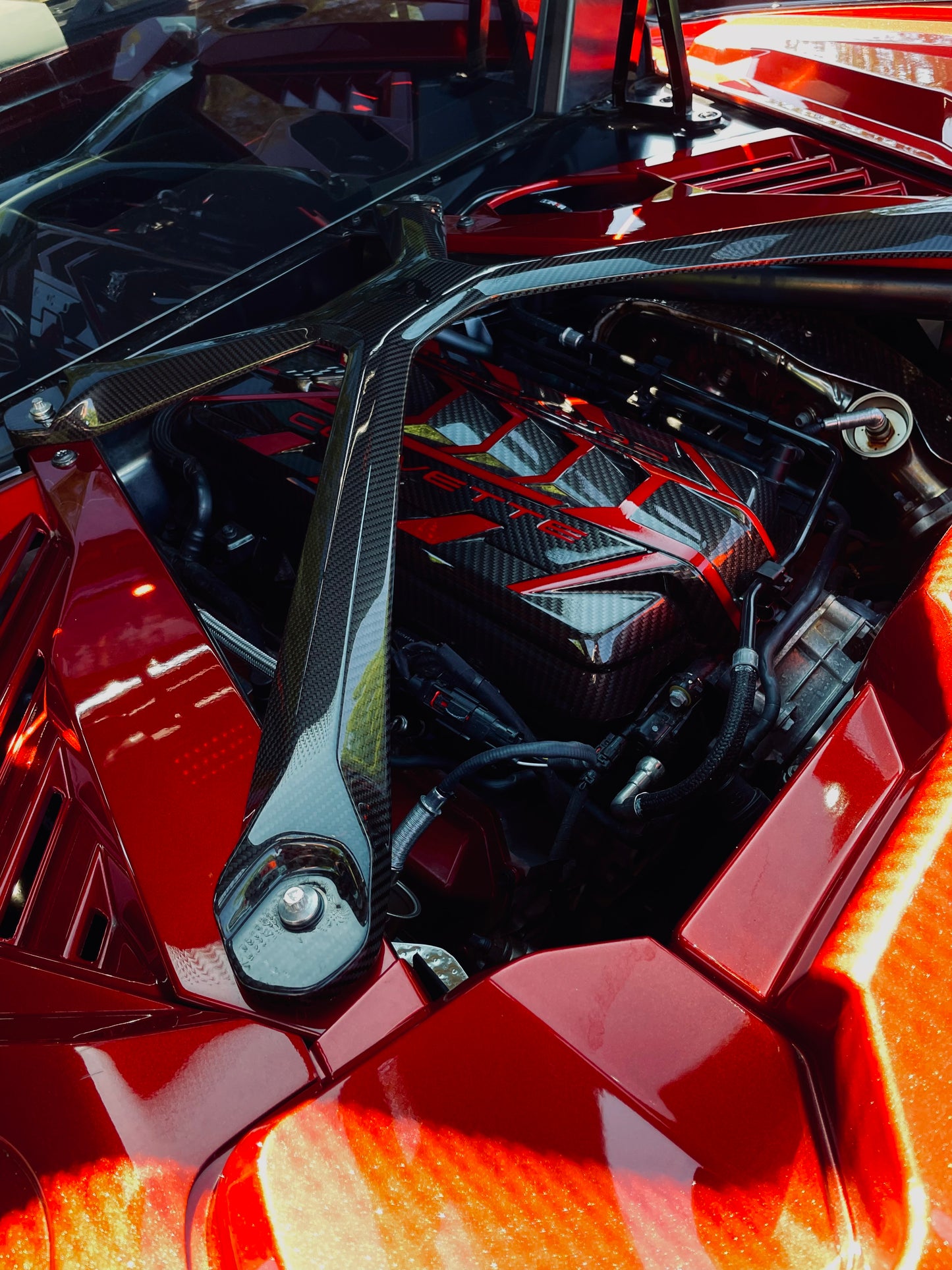 ACS Composite customer review image for C8 Coupe Engine X-Brace