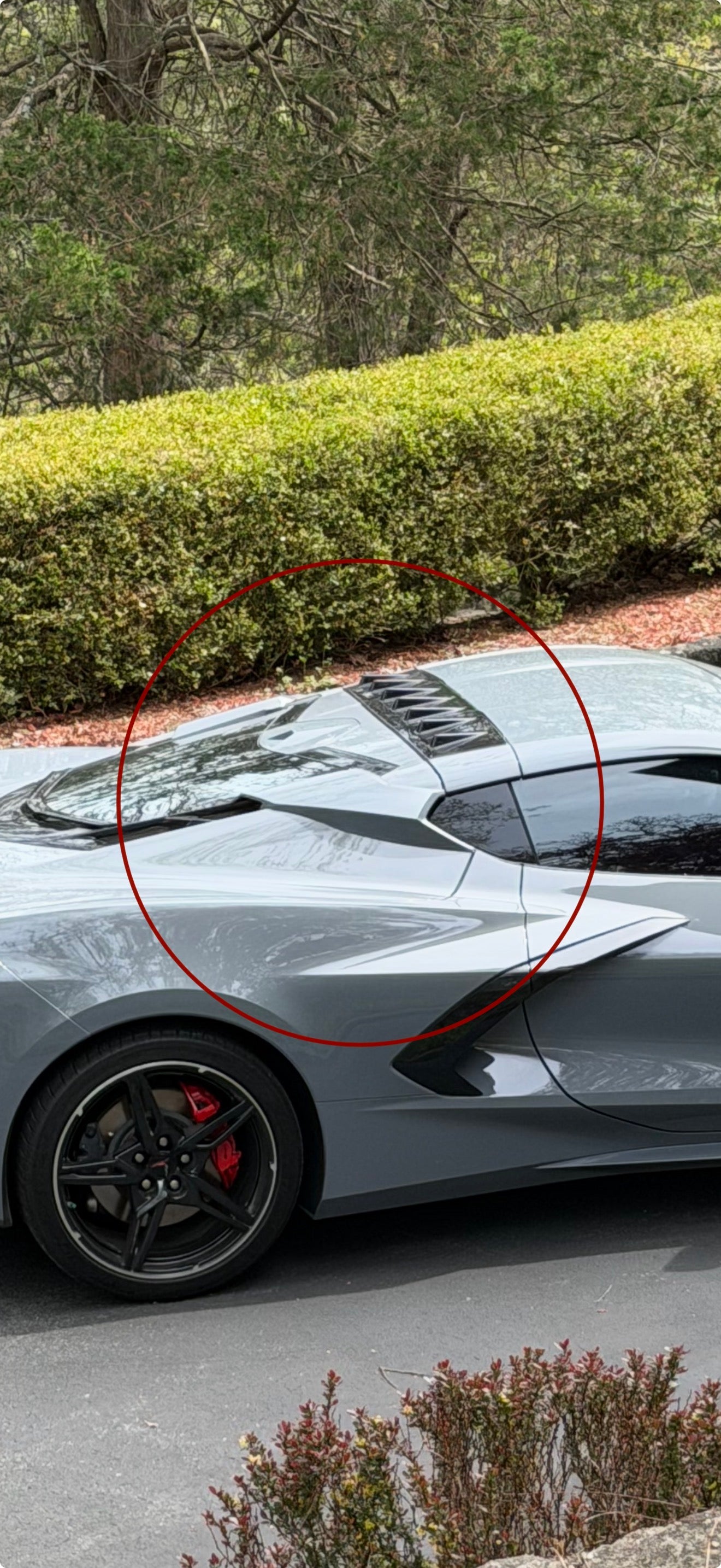 ACS Composite customer review image for C8 Coupe Rear Intake Ports