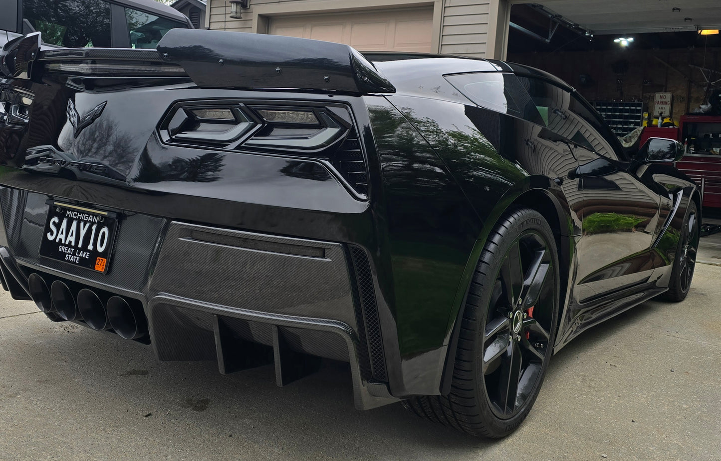 ACS Composite customer review image for C7 Stingray - Z06 S2 Spoiler Wickers