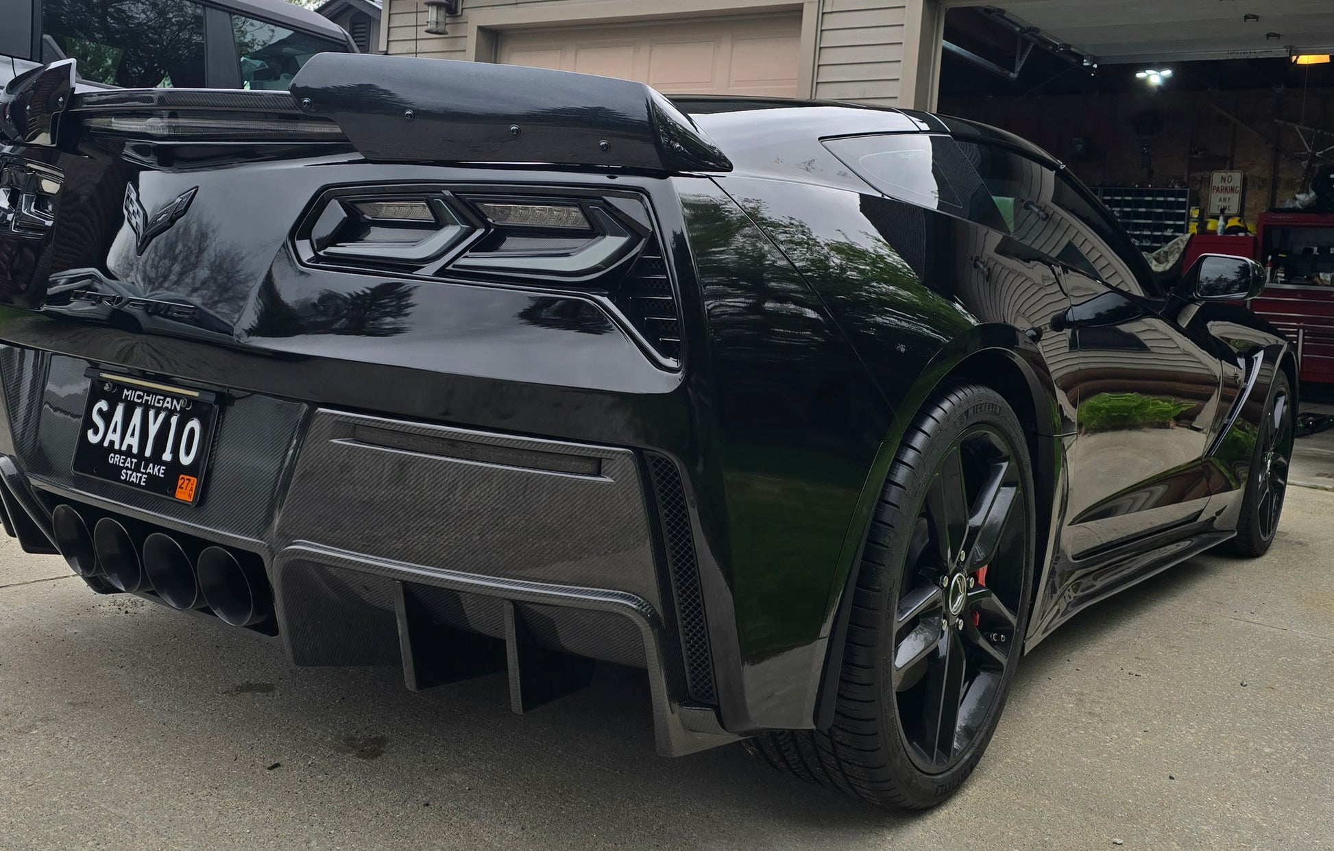 ACS Composite customer review image for C7 Stingray - Z06 S2 Spoiler Wickers