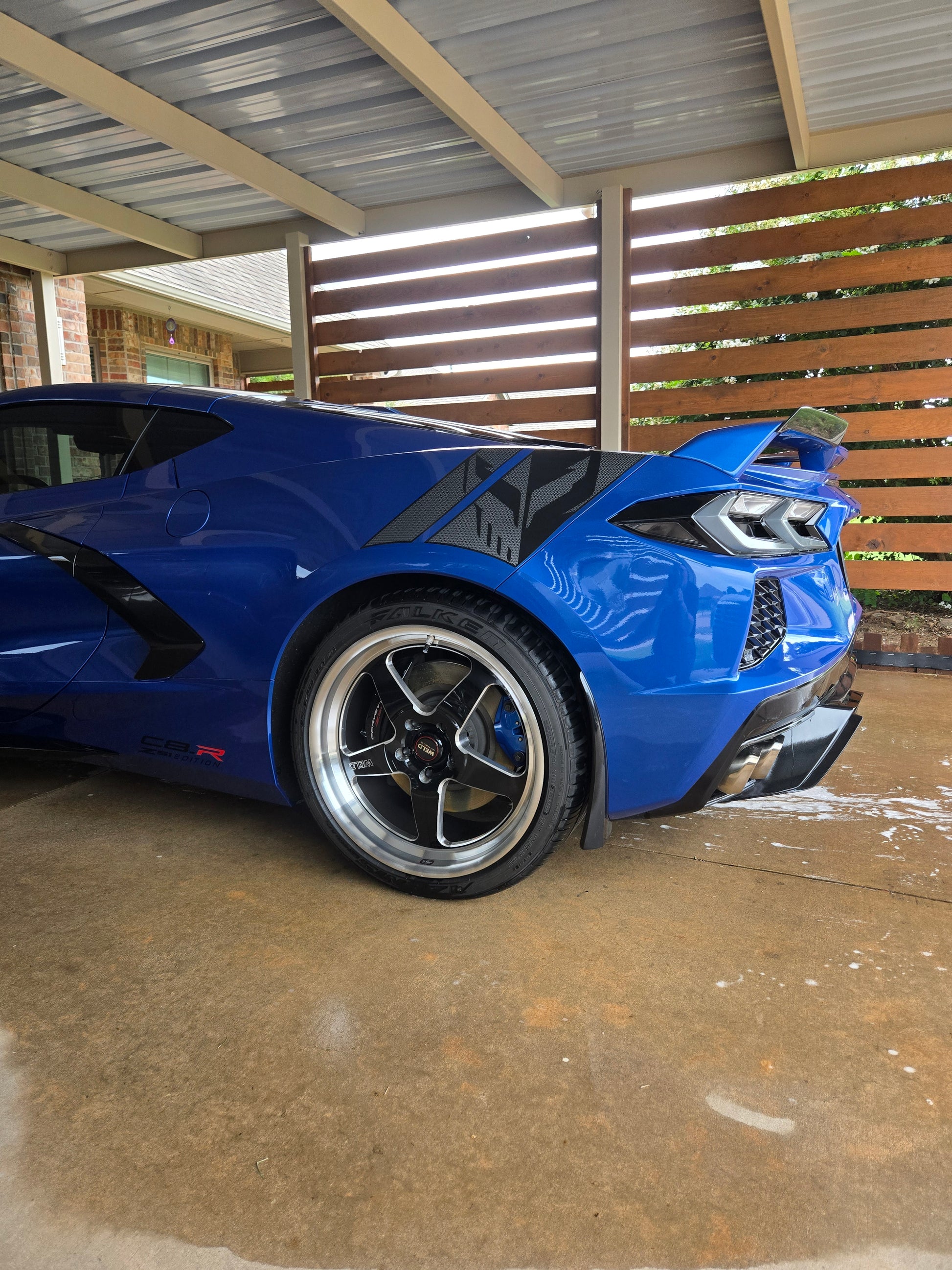 ACS Composite customer review image for C8 Stingray E-Brake Caliper Cover