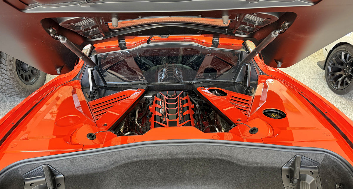 ACS Composite customer review image for C8 Coupe Engine Compartment Overlay