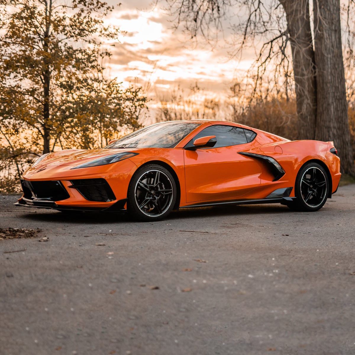 7VM Side Rockers | Carbon Flash Black | C8 Corvette Stingray | ACS ...