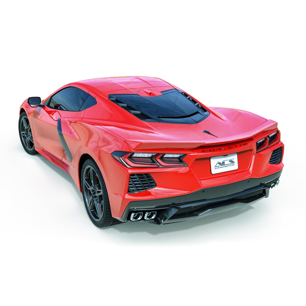 C8 corvette deals aftermarket rear spoiler