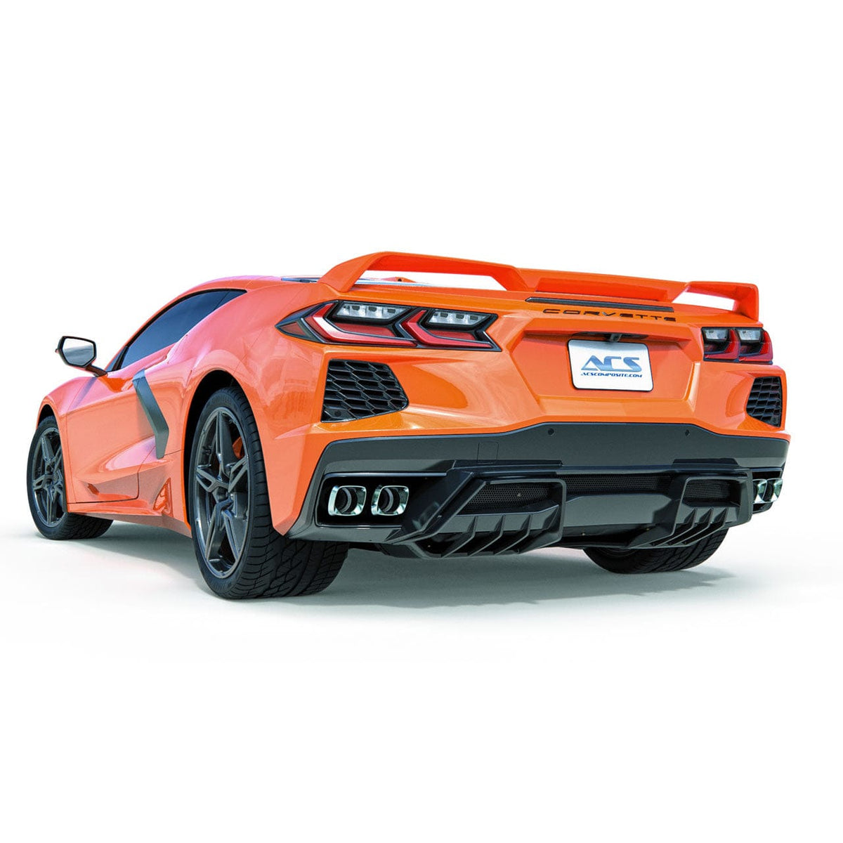 ACS C8 Diffuser Inserts | 2020+ C8 Corvette Stingray | Carbon Flash ...