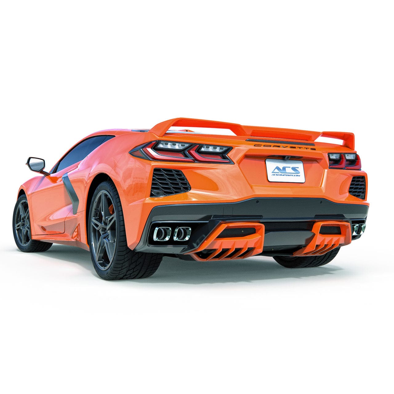 ACS C8 Diffuser Inserts | 2020+ C8 Corvette Stingray | Carbon