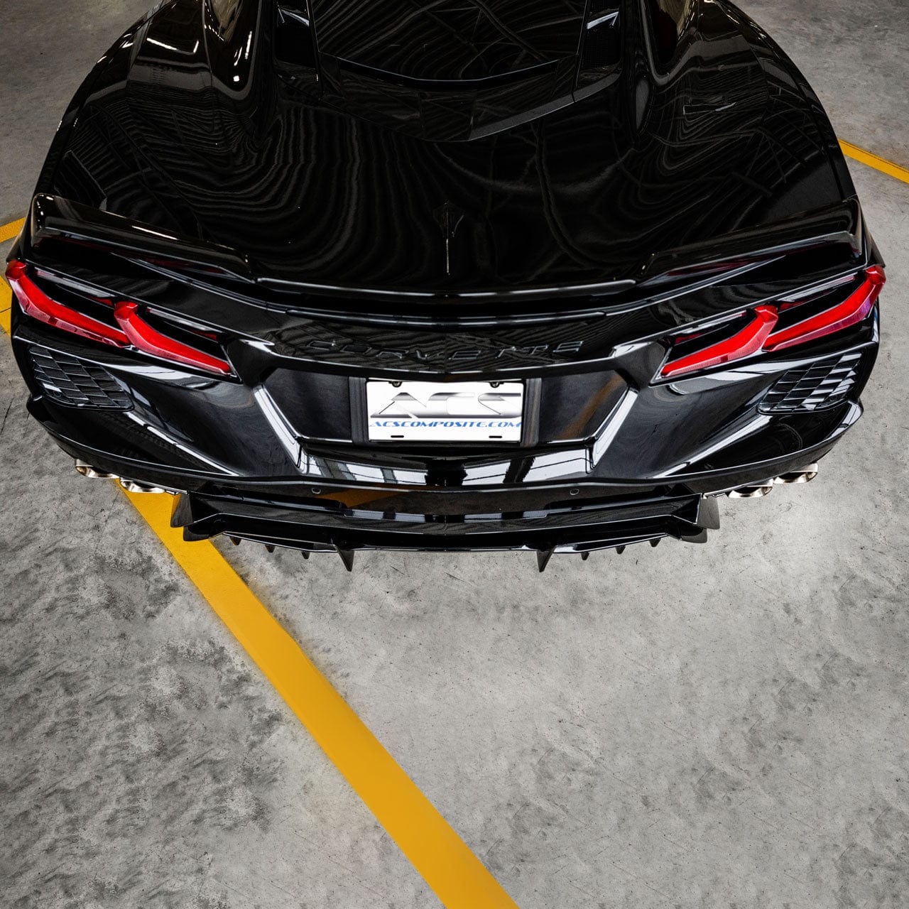 ACS C8 Diffuser Inserts | 2020+ C8 Corvette Stingray | Carbon Flash ...