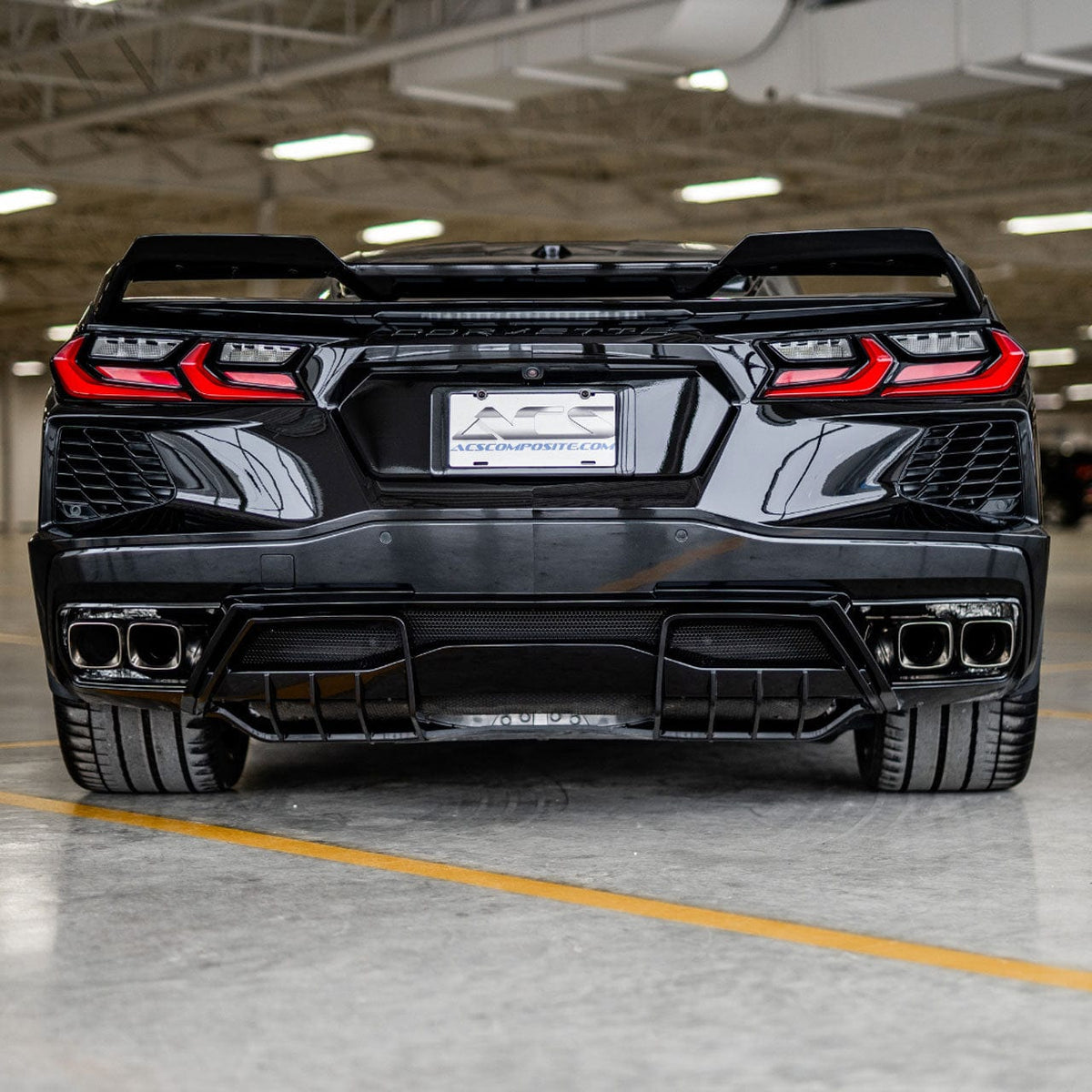 ACS C8 Diffuser Inserts | 2020+ C8 Corvette Stingray | Carbon Flash ...