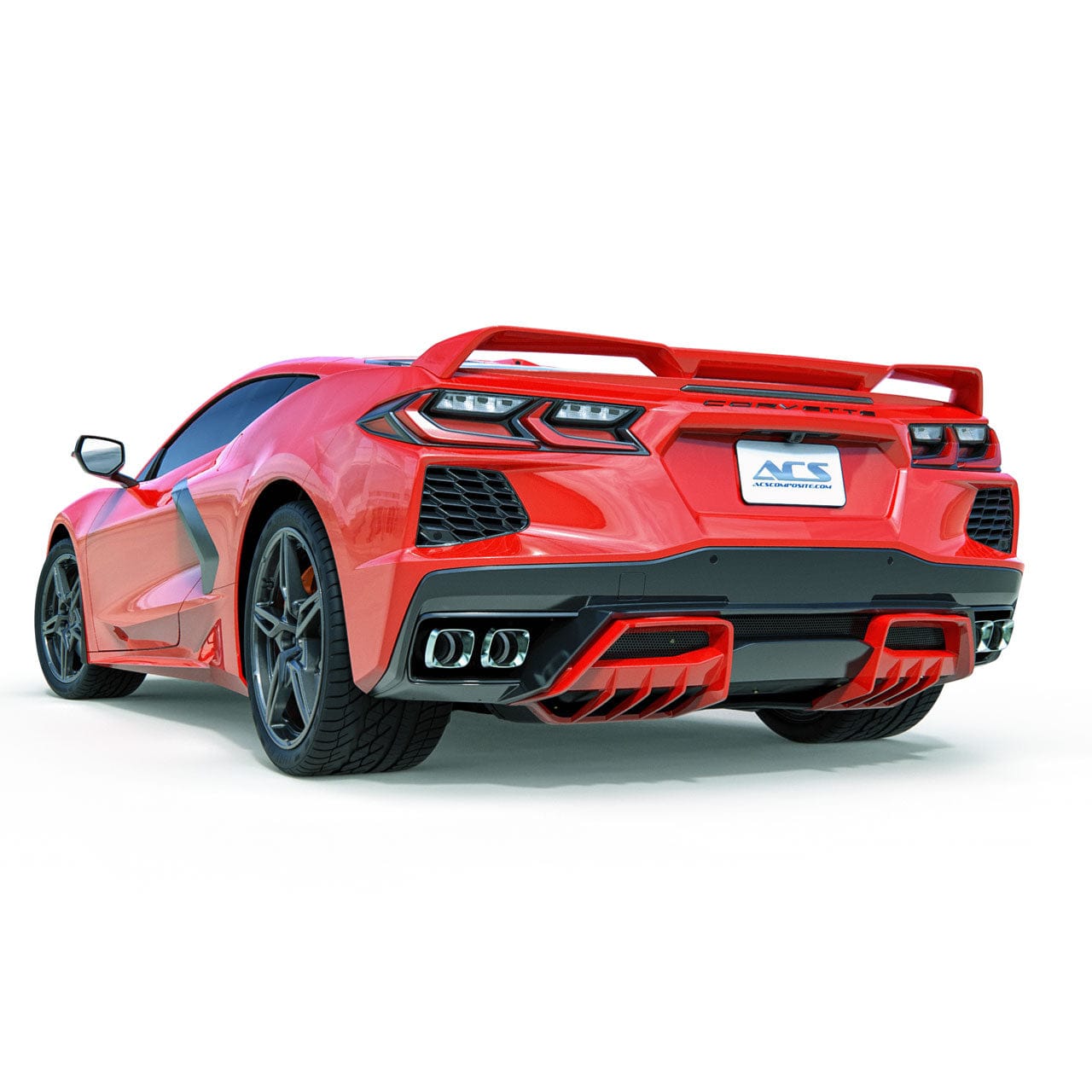 ACS C8 Diffuser Inserts | 2020+ C8 Corvette Stingray | Carbon Flash ...