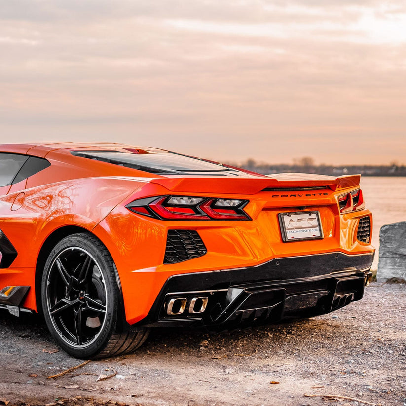 ACS C8 Diffuser Inserts | 2020+ C8 Corvette Stingray | Carbon Flash ...