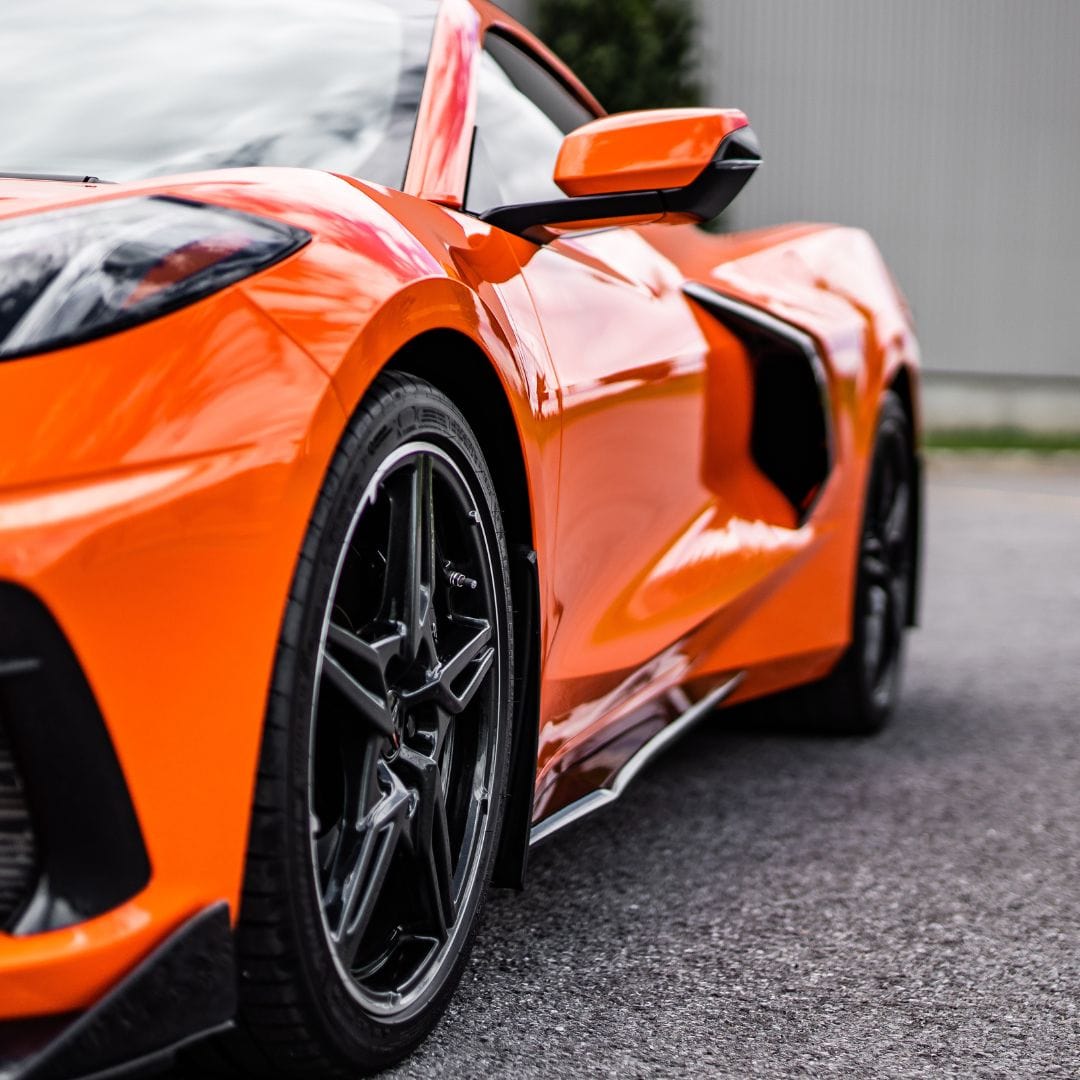 JOGON Real Carbon Fiber Rear Waterfall Top Trim For Corvette C8 Stingray/Z06 (2020-2025)