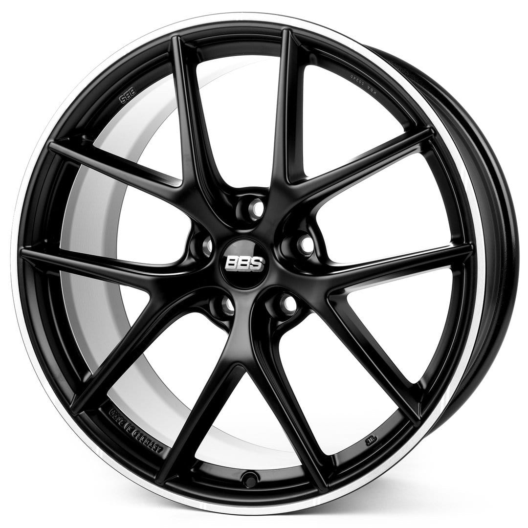 BBS Satin Black CI-R Wheels for C8 Corvette [50-4-015] - Lightweight, durable, and stylish upgrade for your mid-engine monster